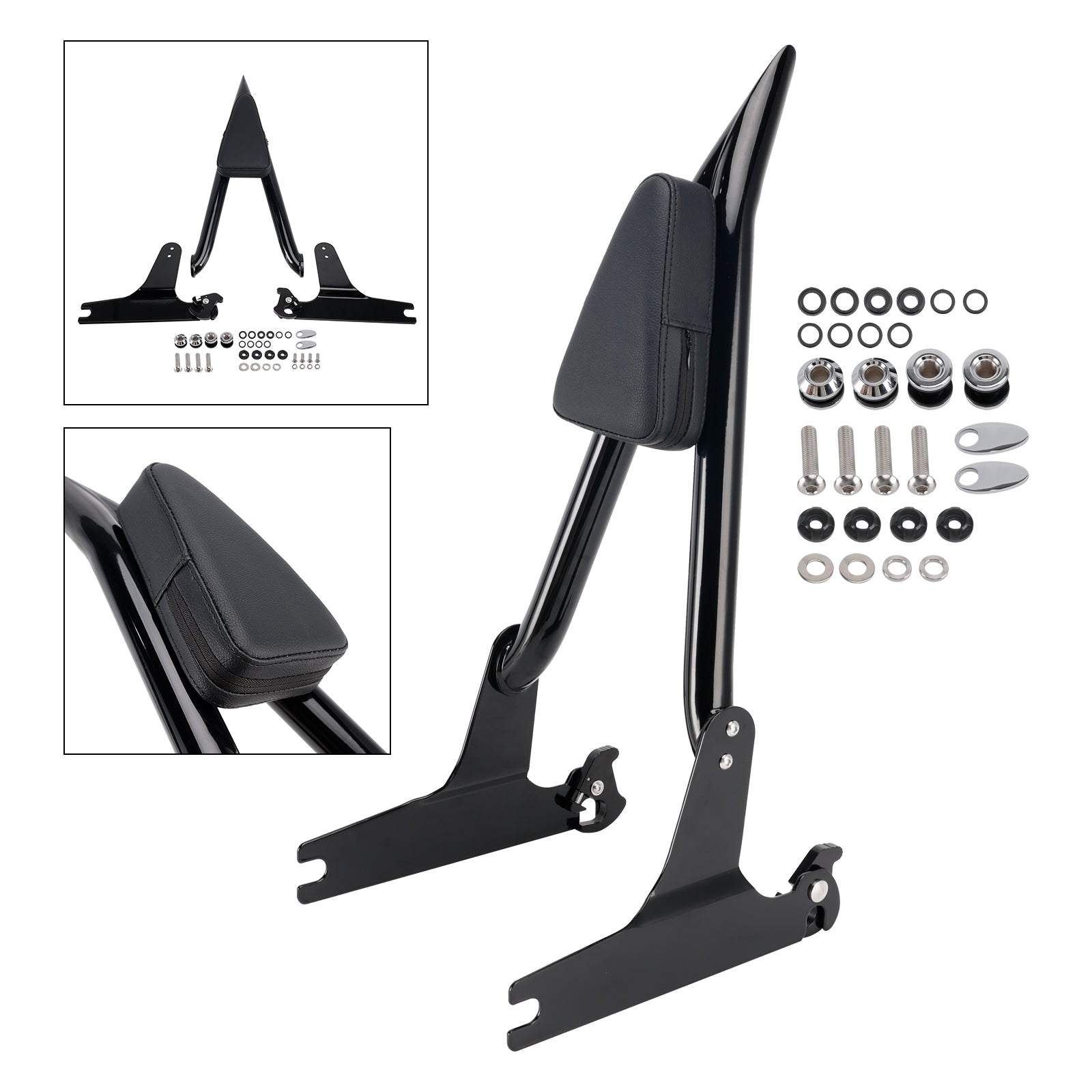 Matkustajan istuintiedosto Sissy Bar for Dyna FXDB Low Rider FXDL FXDLS 2006-2017