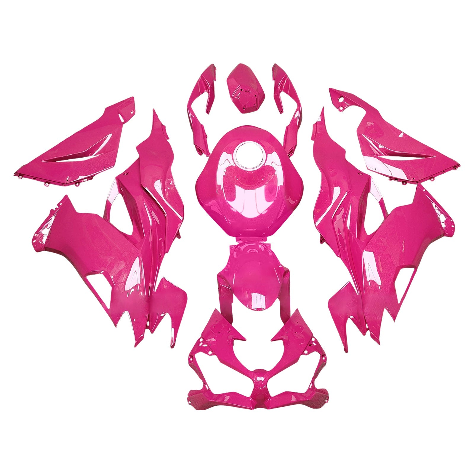 Kit di carenatura a iniezione, corpo in plastica ABS per Kawasaki ZX6R 2019-2023