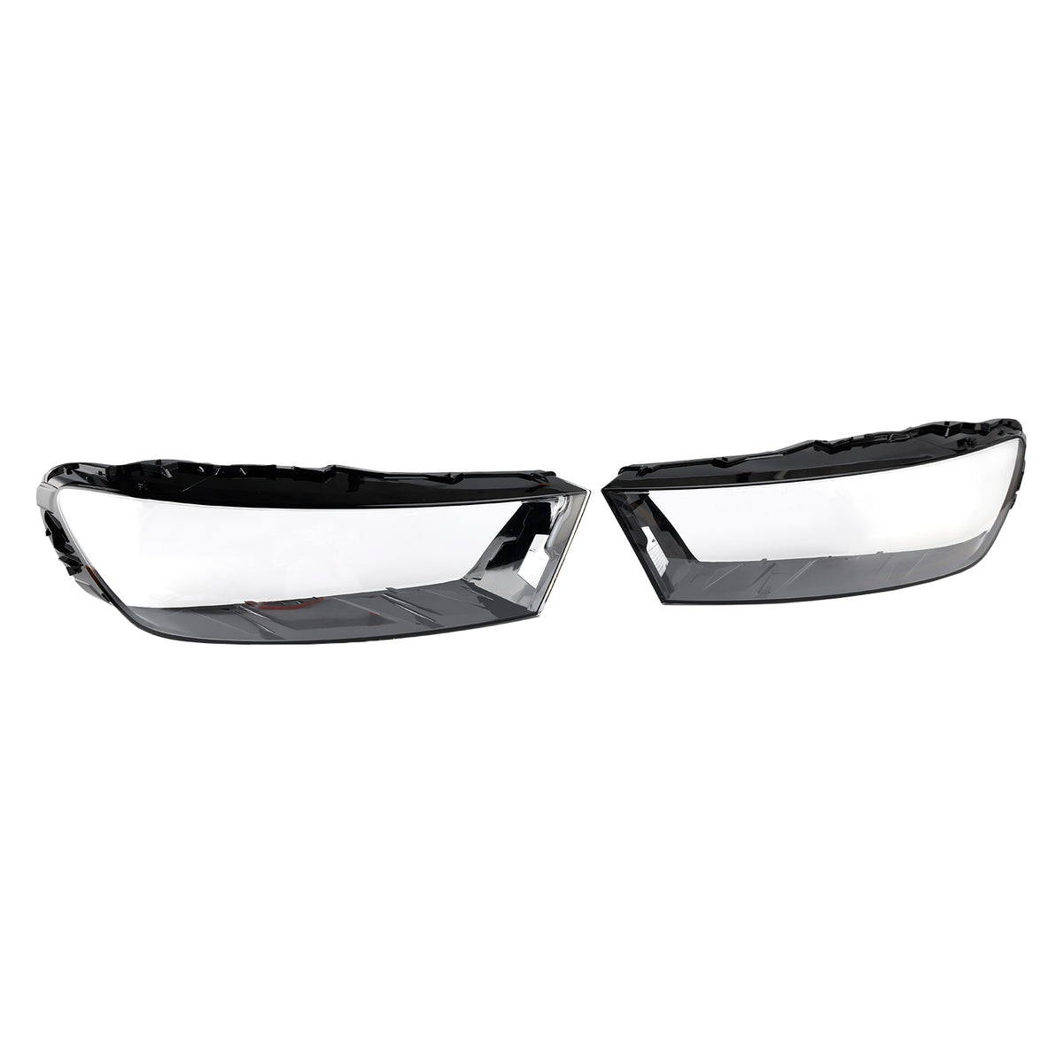 Paire Couvercle Verre Projecteur Auto LH+RH Coque Colle Pour Audi Q7 2016-2019