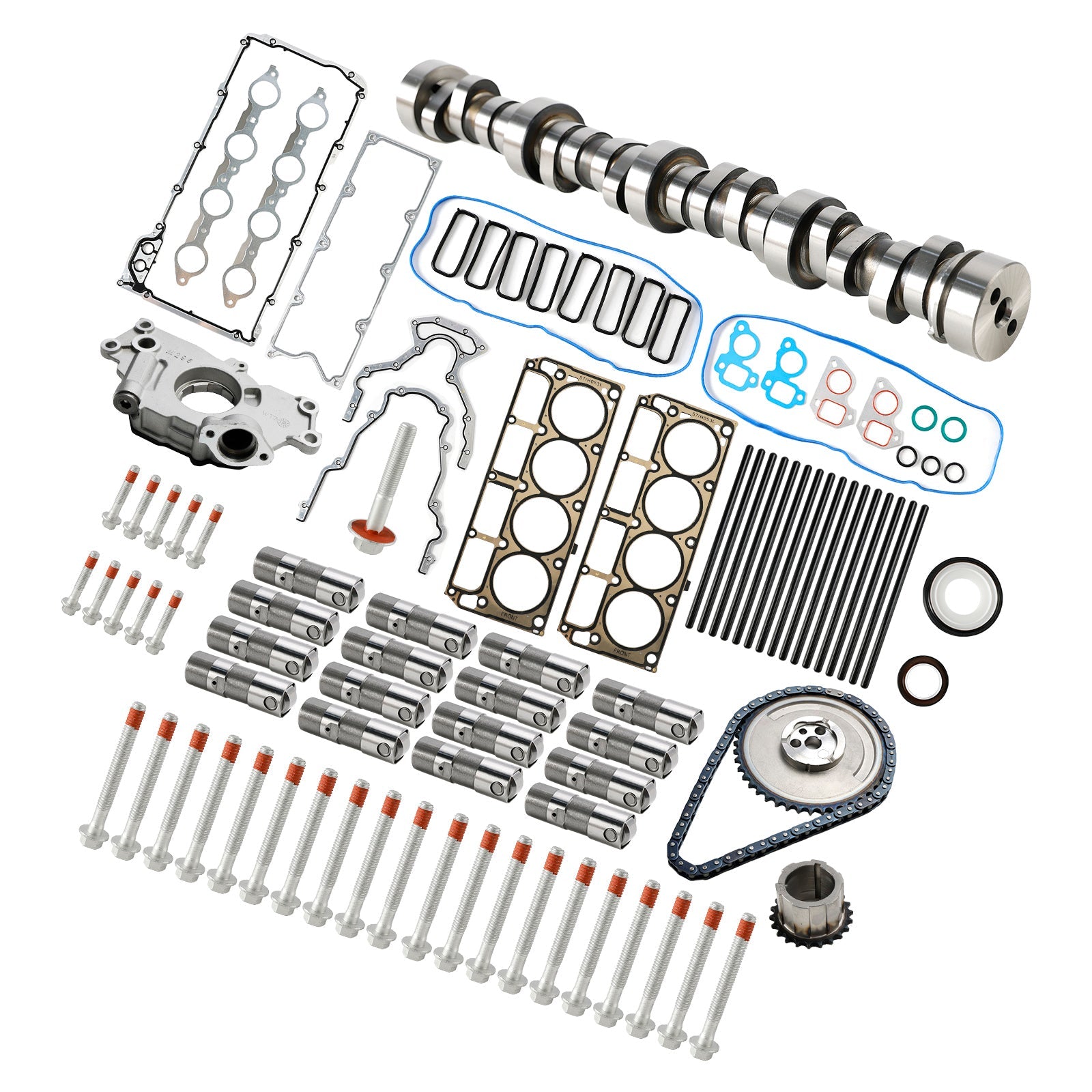 Kit de poussoirs d'arbre à cames Stage 2 de Sloppy Mechanics pour moteurs Chevy LT1 et 305-350 de 1993 à 1997