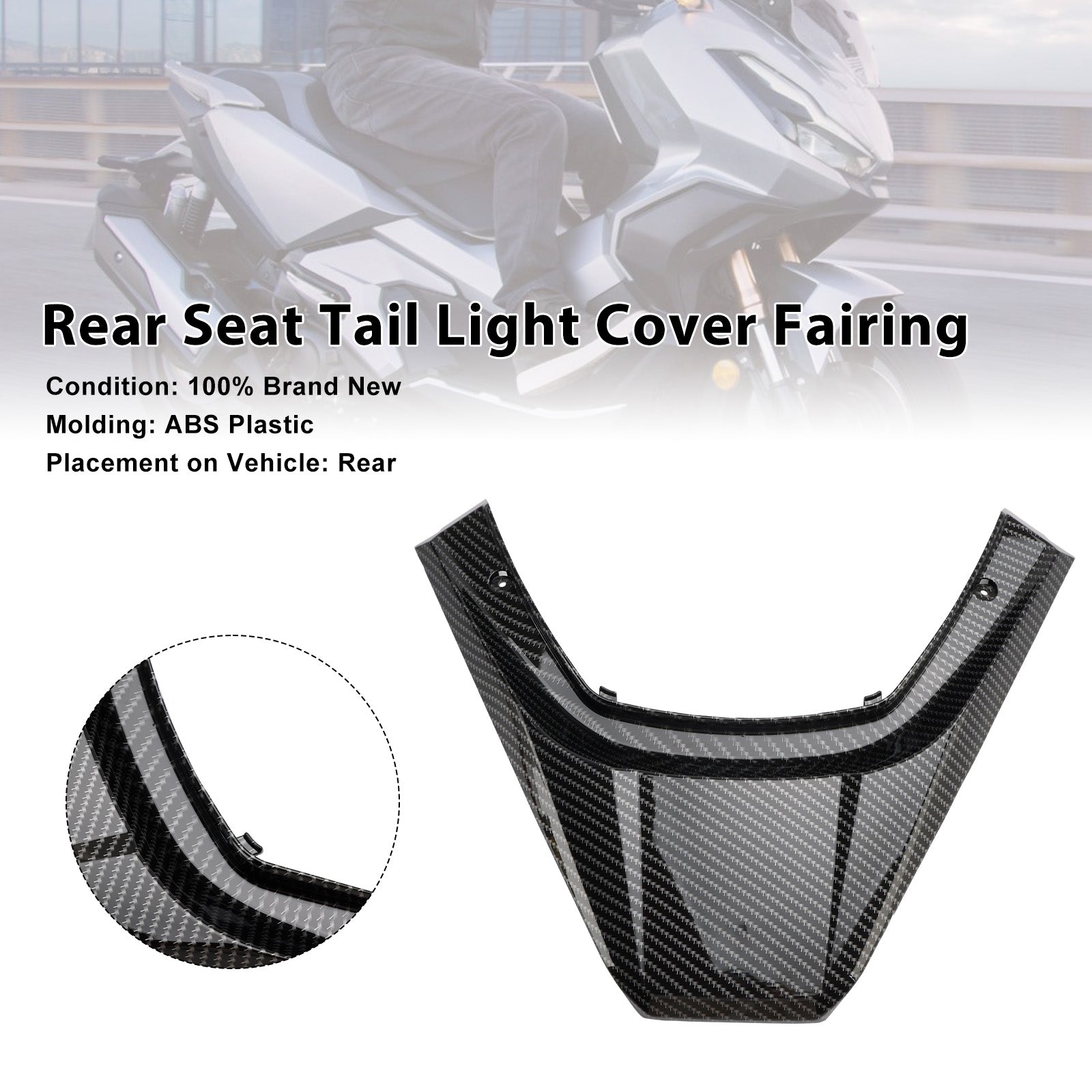 Carénage de feu arrière et de selle arrière pour Honda ADV 350 (2022-2025)