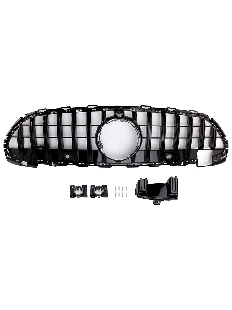 Grille de pare-chocs avant style GTR pour Mercedes Benz W206 avec caméra 2022-2023