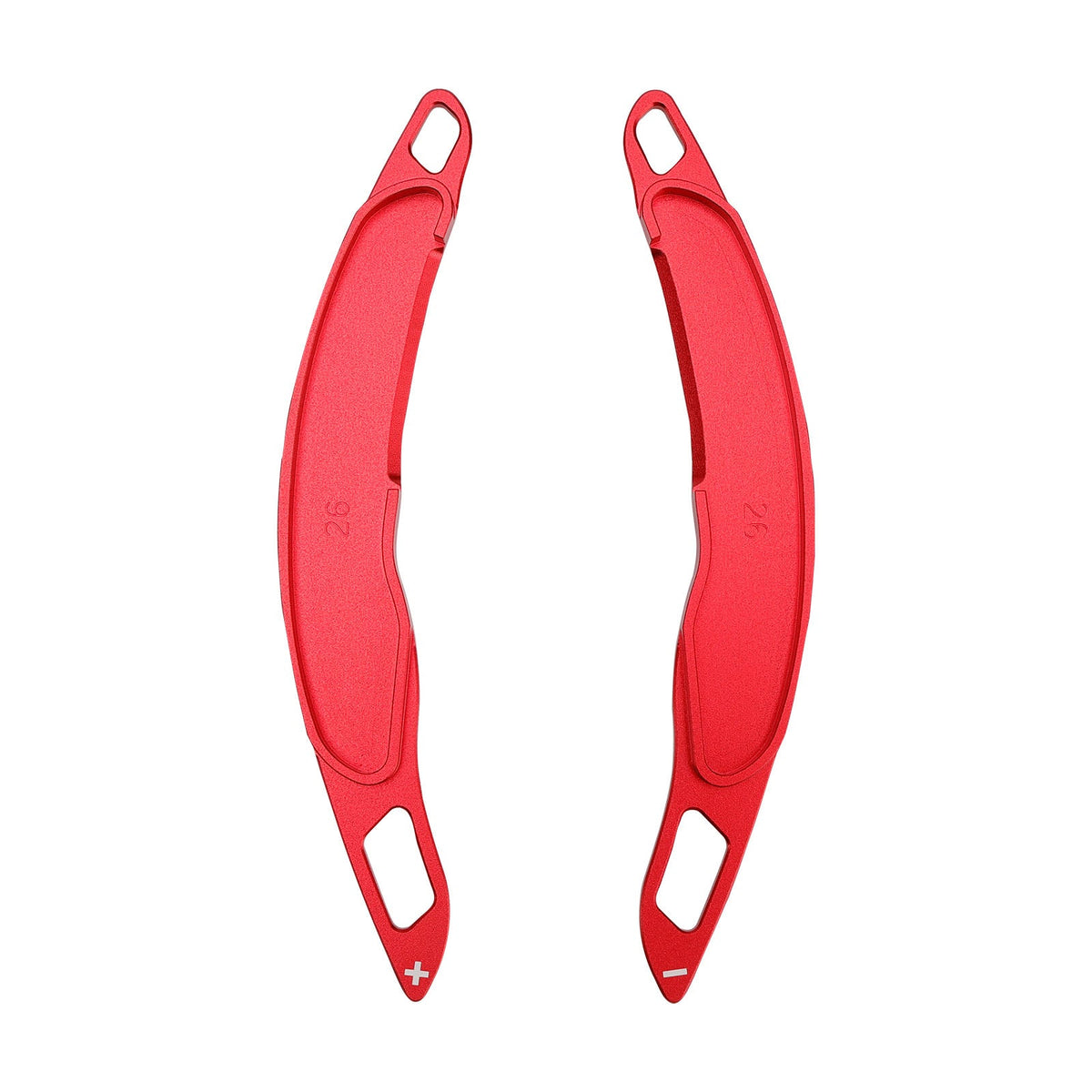 Palettes de changement de vitesse au volant pour Mitsubishi ASX 2013-2015, en aluminium rouge