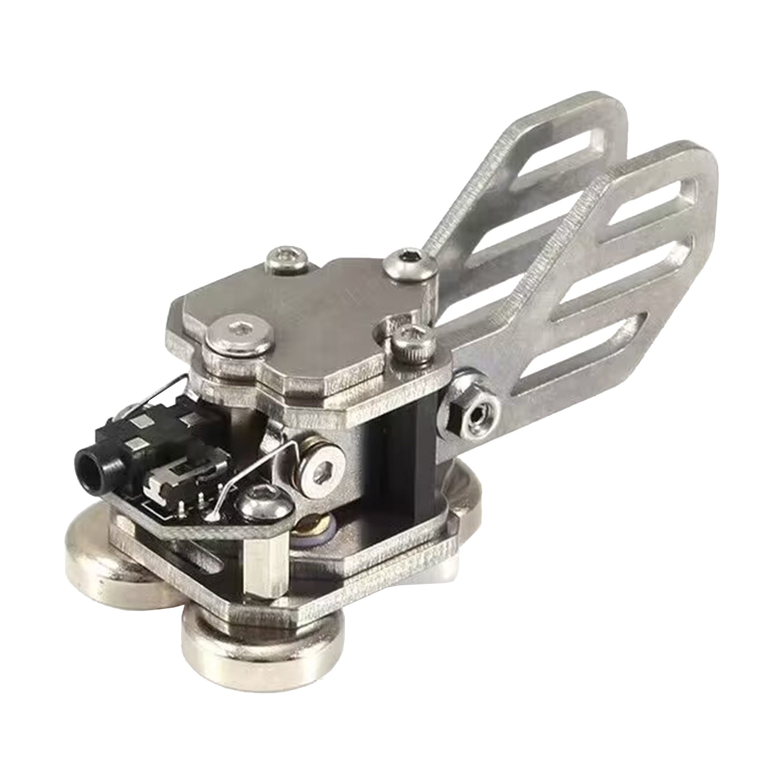 Acier inoxydable Dual Palette HF Ondes Courtes Automatique Clé Clé CW Clé Morse