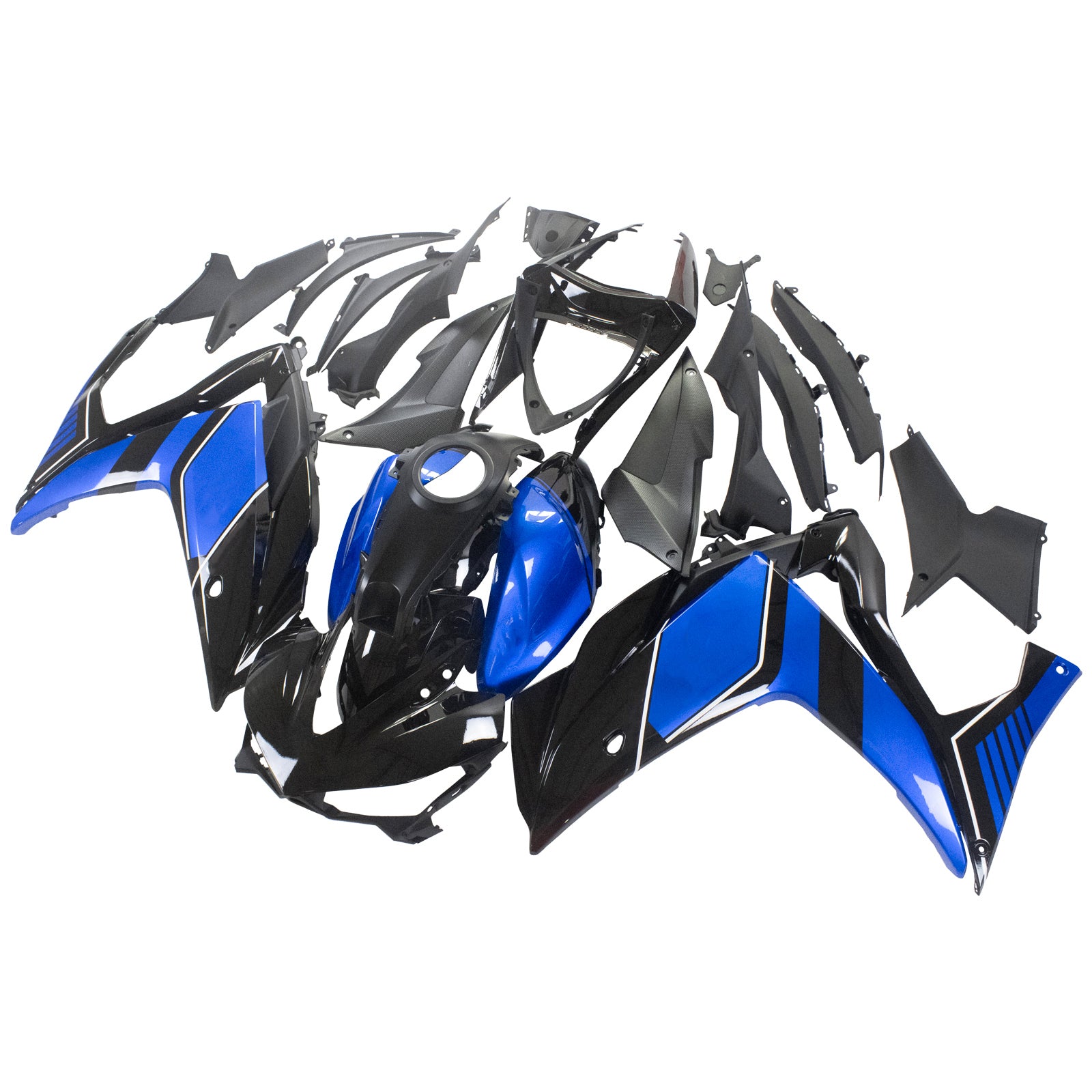 Kit de carénage par injection, carrosserie en ABS, pour Yamaha YZF-R3 2014-2018 et R25 2015-2017