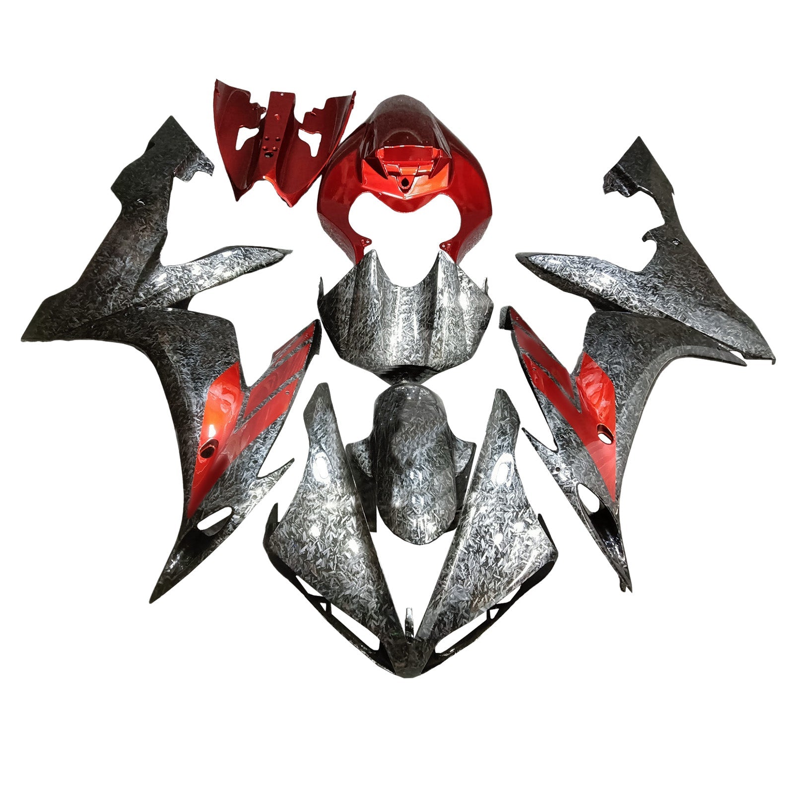 Kit de carénage injecté en plastique ABS pour Yamaha YZFR1 YZF-R1 2004-2006