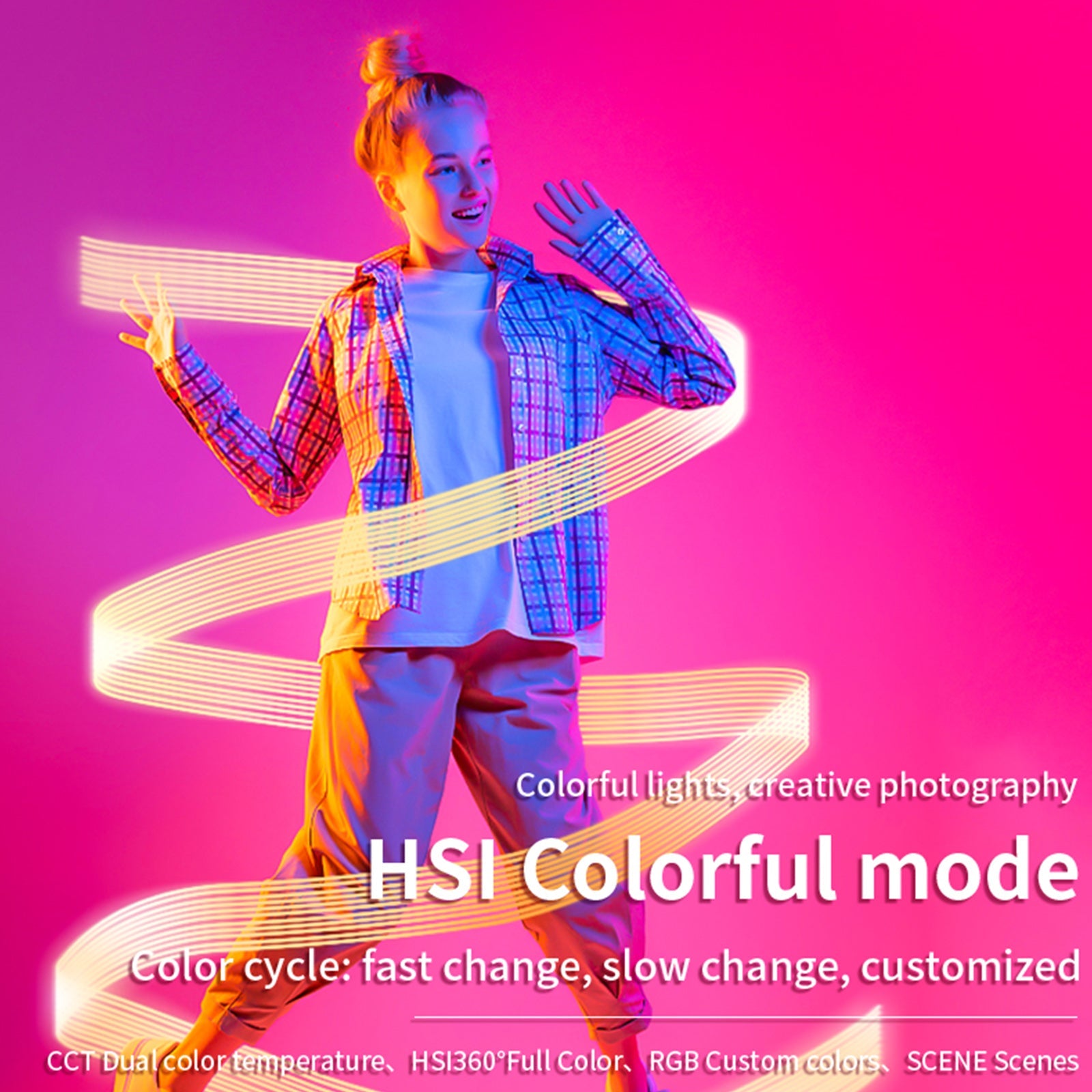 D02 RGB napolnite svetlobno kamero Video celična lučka svetloba v živo