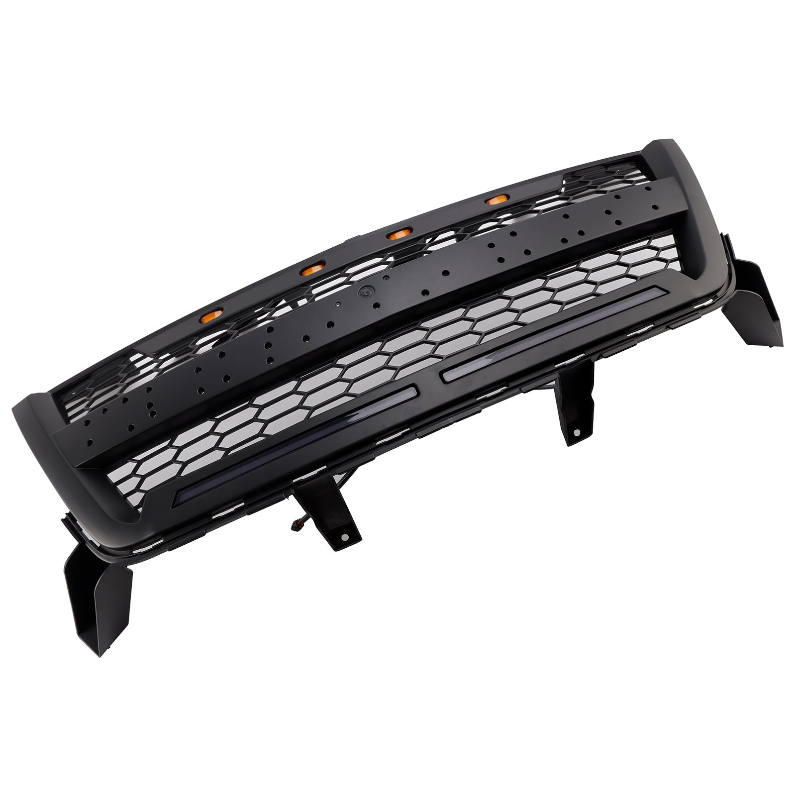 Mat Black Front Bumper Grid voor Chevy Colorado 2016-2020 met LED