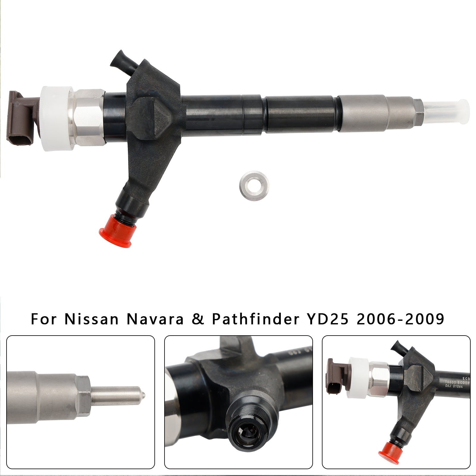 1pc Nissan Pathfinder R51 YD25 Euro4 Iniettore di carburante 095000-6250 16600-EB70A