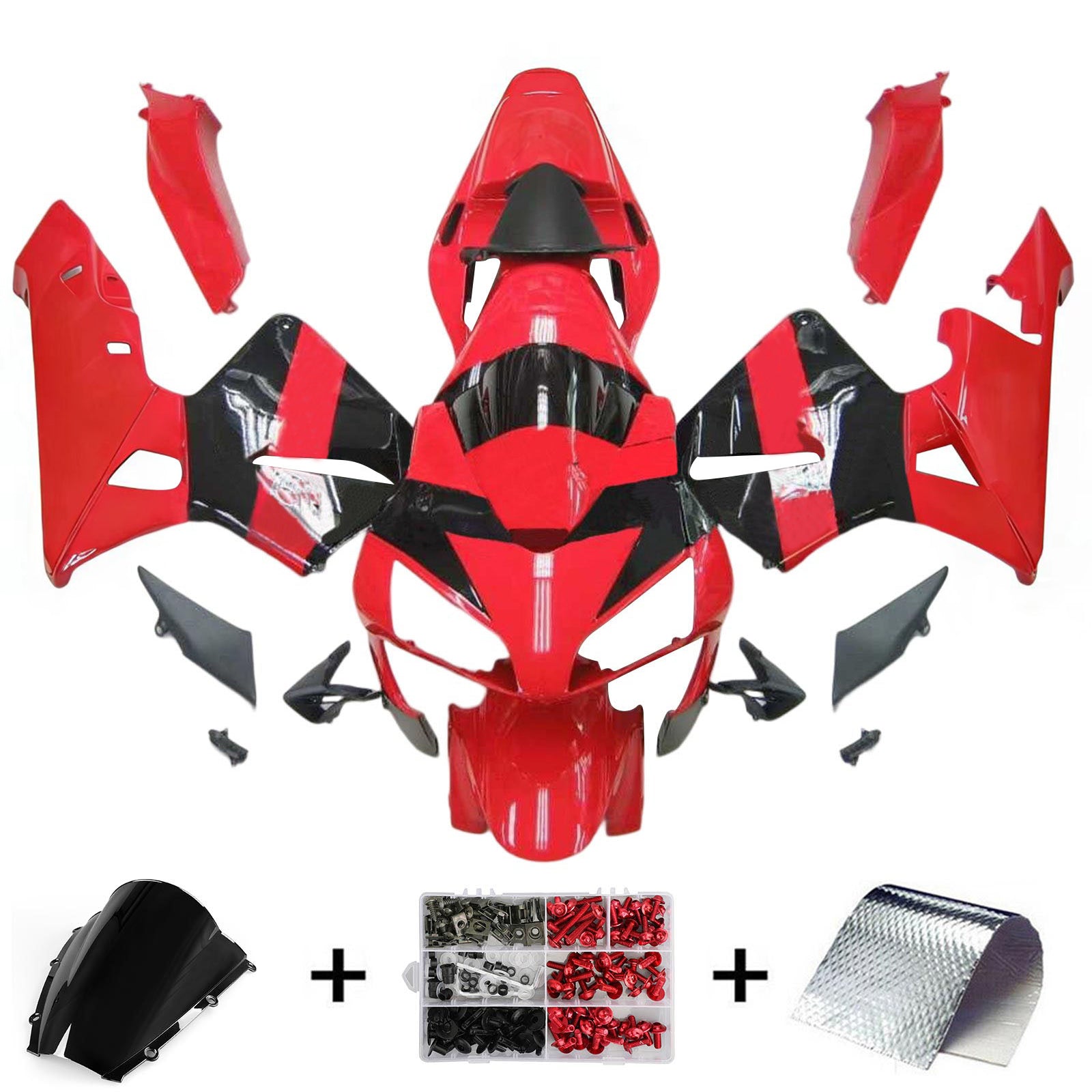 Kit de carénage par injection, carrosserie en plastique ABS pour Honda CBR600RR 2003-2004 F5