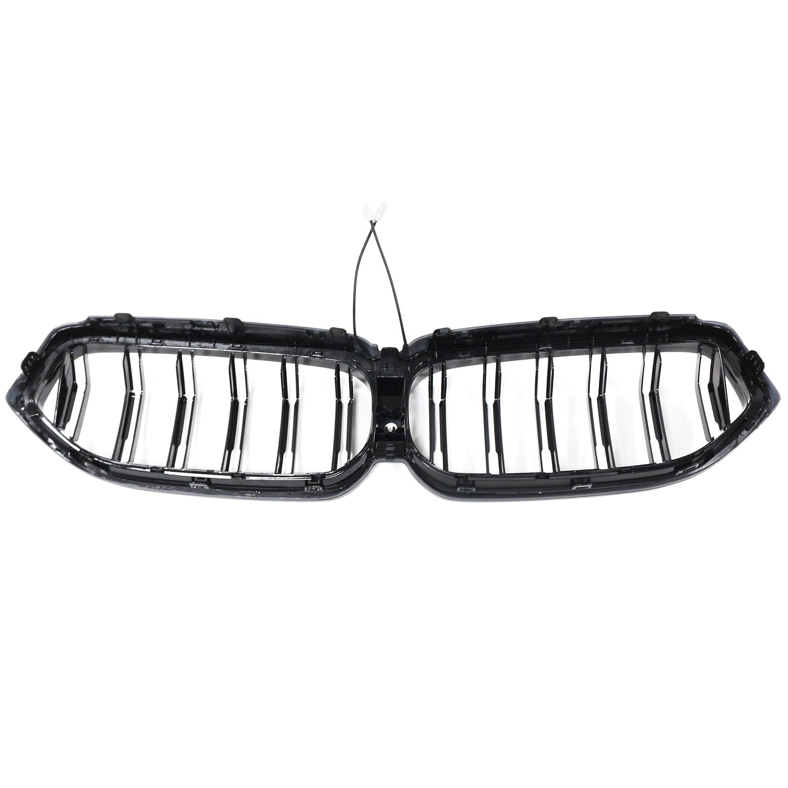 Grille de calandre avant noire à double lamelles pour BMW Série 6 G32 2020-2025