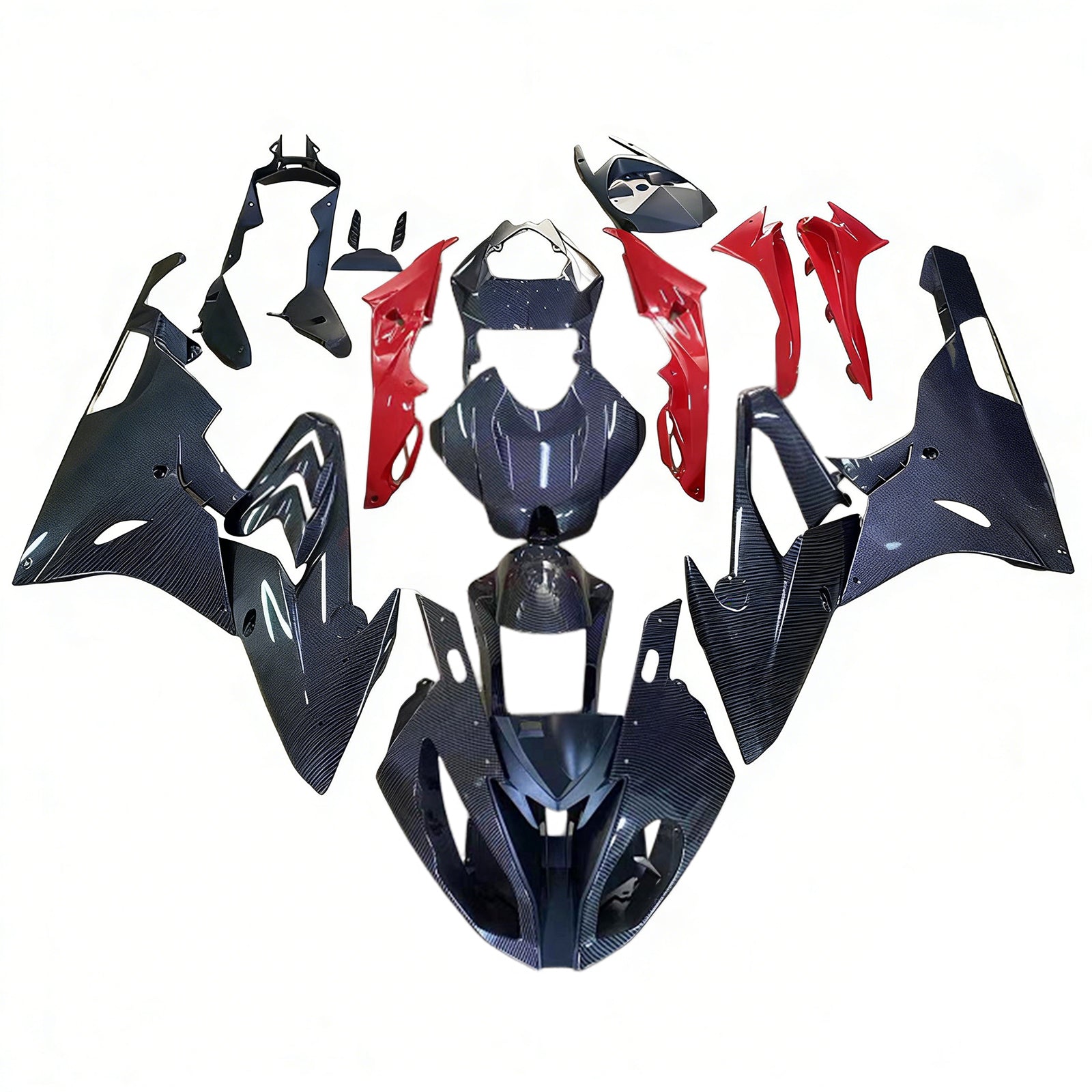 Kit de carénage injecté en plastique ABS pour BMW S1000RR 2015-2016