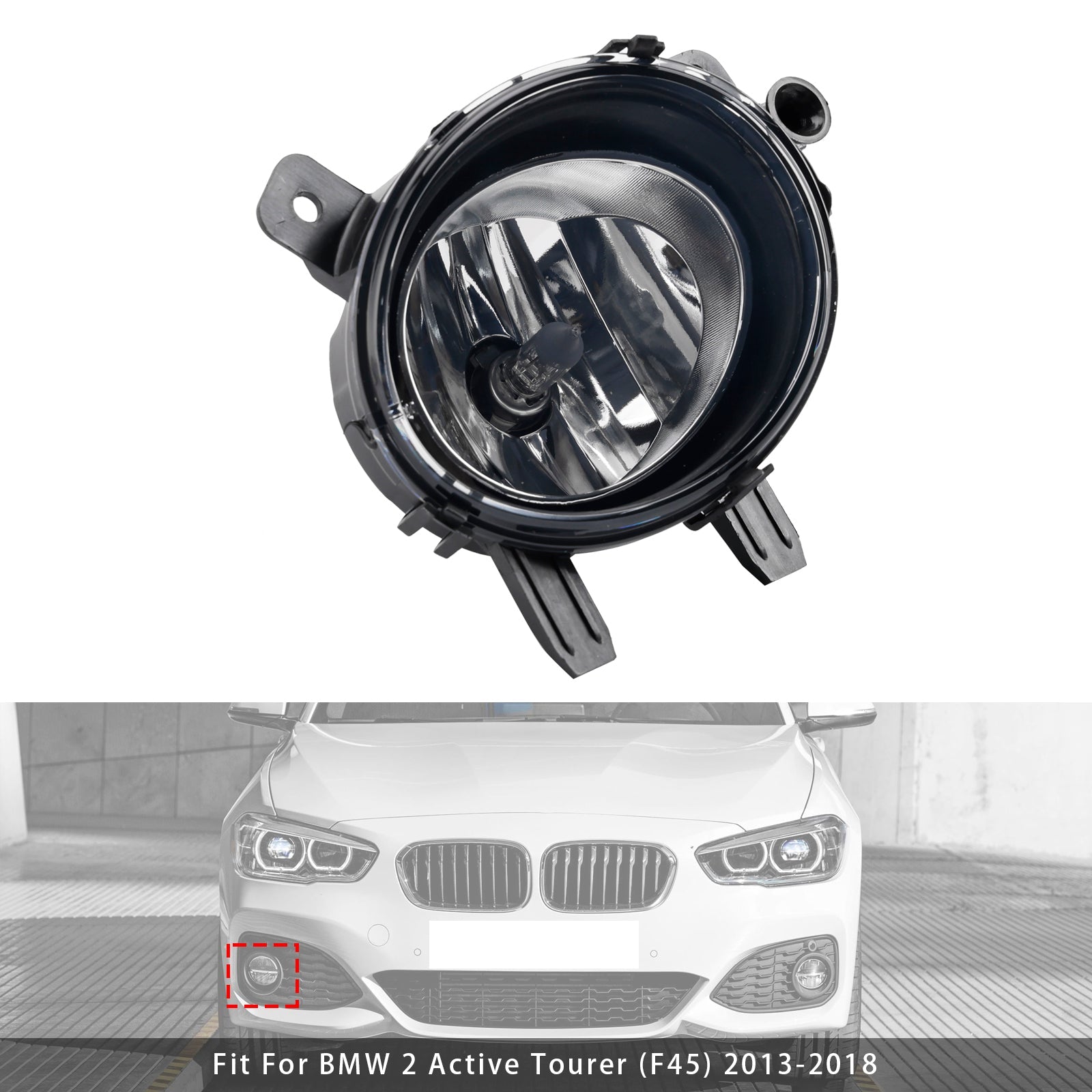 1 Pièce Phare Antibrouillard Avant Droit avec Ampoules pour BMW F20 F21 F30 F31 F80 2011-2019