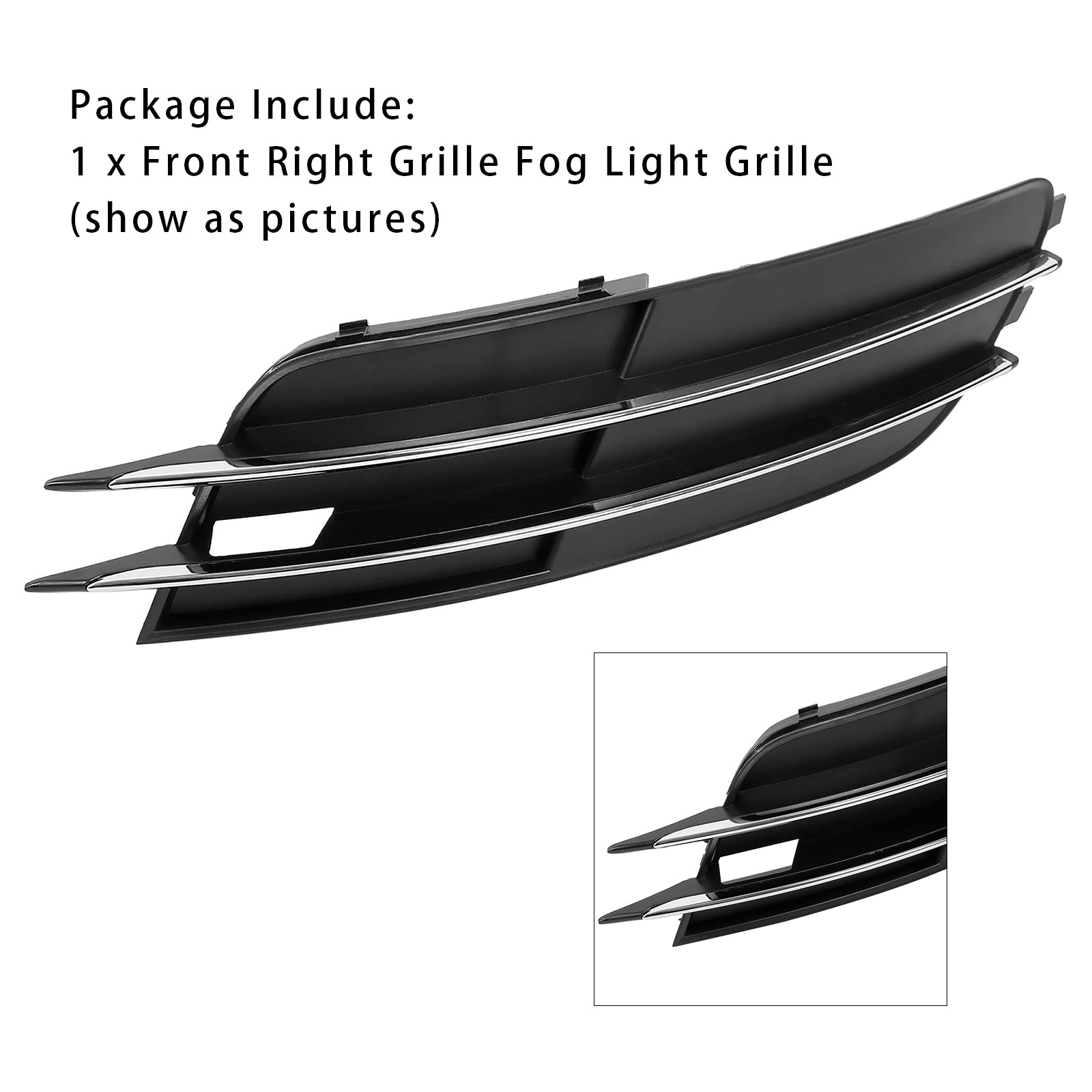 Rechtsvoor Bumper Grille voor Audi A6 C7 2011-2014 Mistlamp 4G0807682