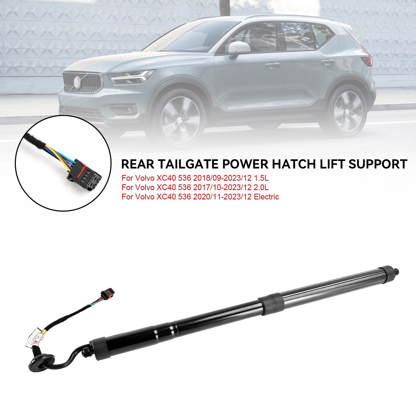 Rear Left Electric Tailgate Gas Strut 32296296 Pour Volvo XC40 536 2019-2023