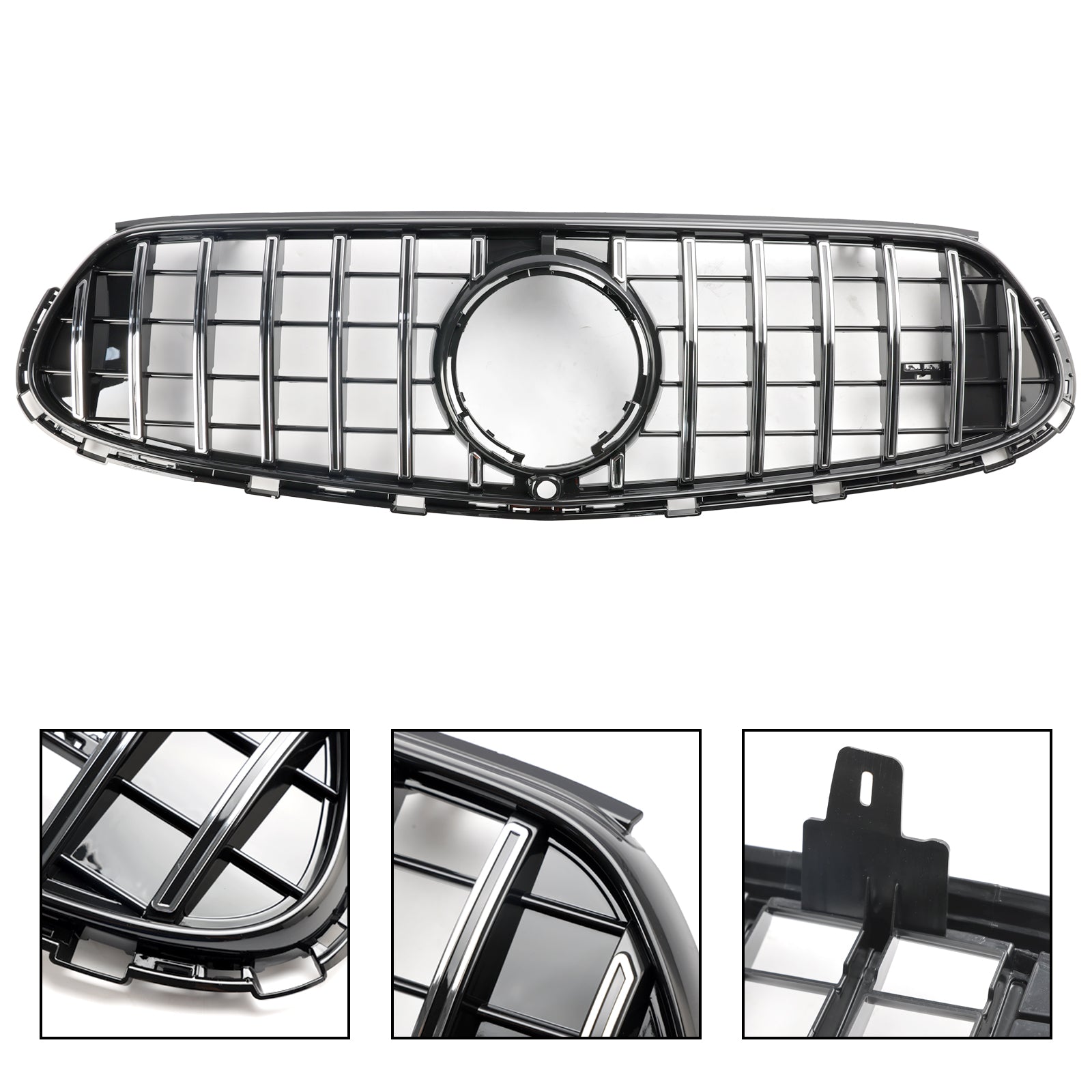 Grille de calandre supérieure du pare-chocs avant Mercedes GLC X254 C254 2022-2024 AMG-Line
