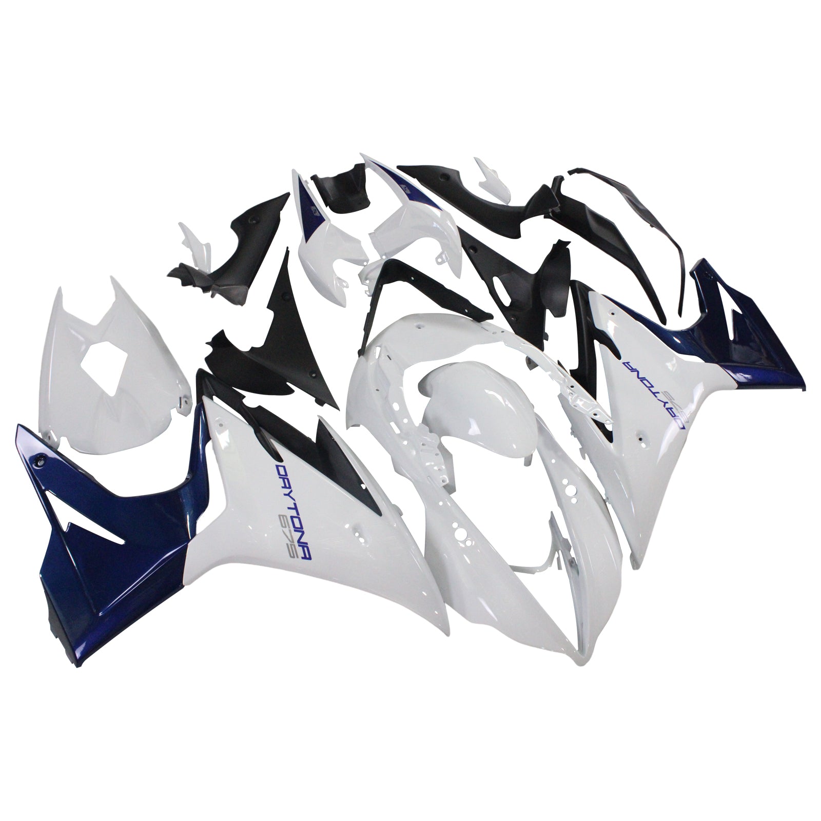 Zestaw owiewki wtrysku, ABS tworzywa sztuczna dla Triumph Daytona 675 2013-2017