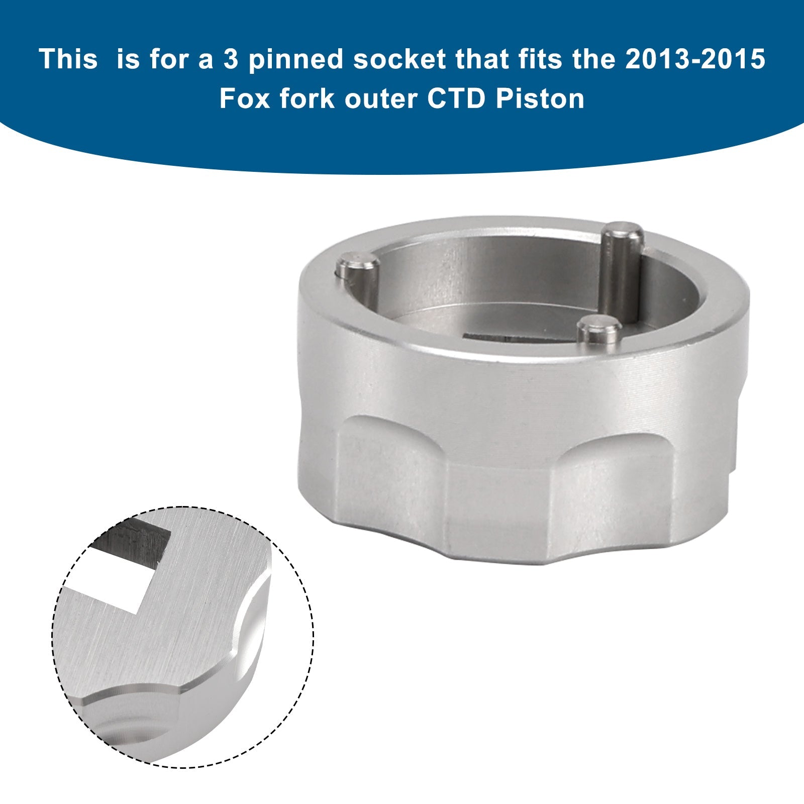 Narzędzie do demontażu widelca tłoka zewnętrznego z 3 bolcami Fox CTD - 398-00-504