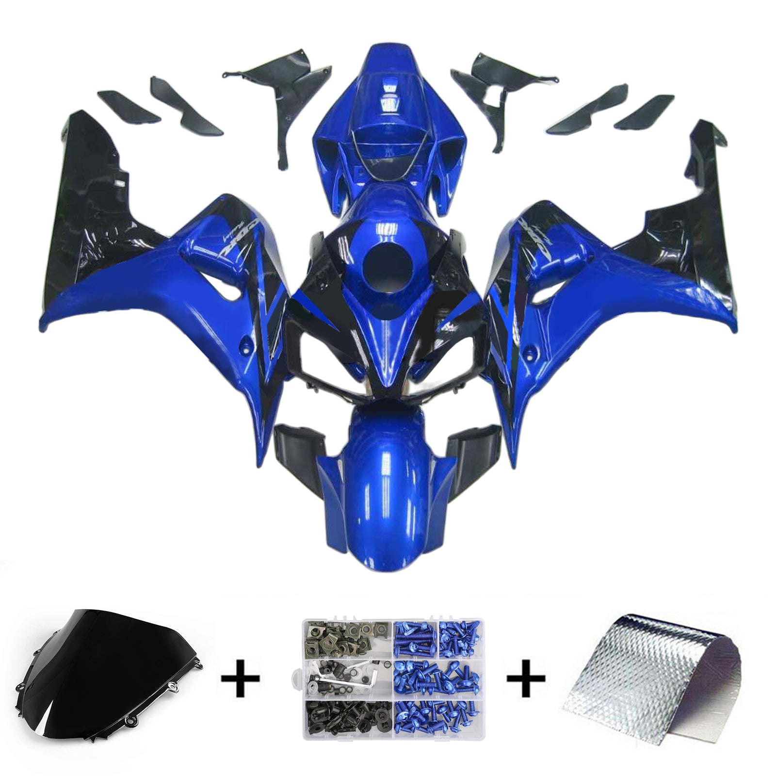Kit de carénage injecté en plastique ABS pour Honda CBR1000RR 2006-2007