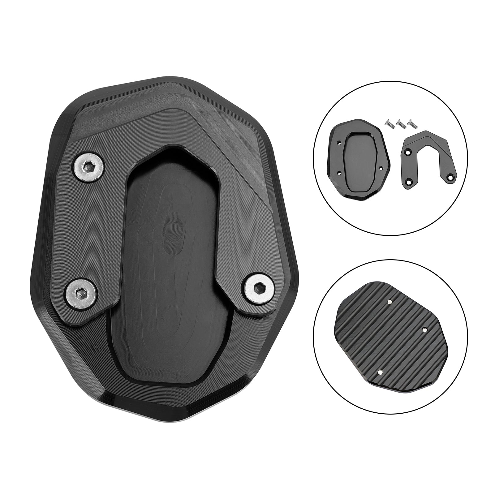 Ampliar Placa de extensión de caballete lateral para Ducati Scrambler 800/1100 15-20