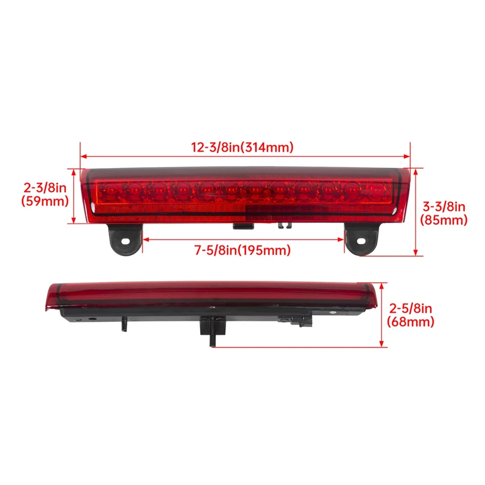 LED-takajarruvalo Chevy Tahoe Suburbanille 2000-2006