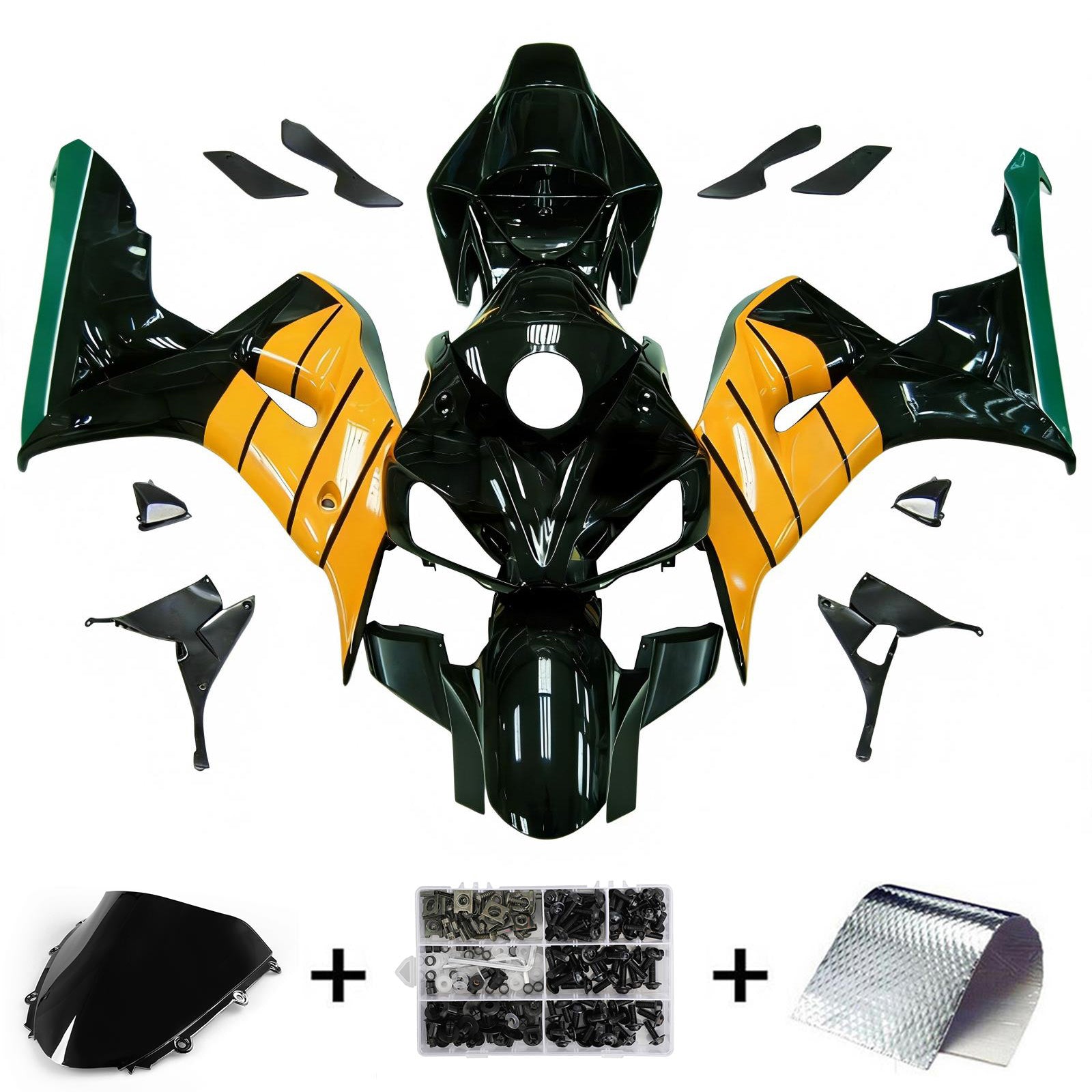 Kit de carénage injecté en plastique ABS pour Honda CBR1000RR 2006-2007