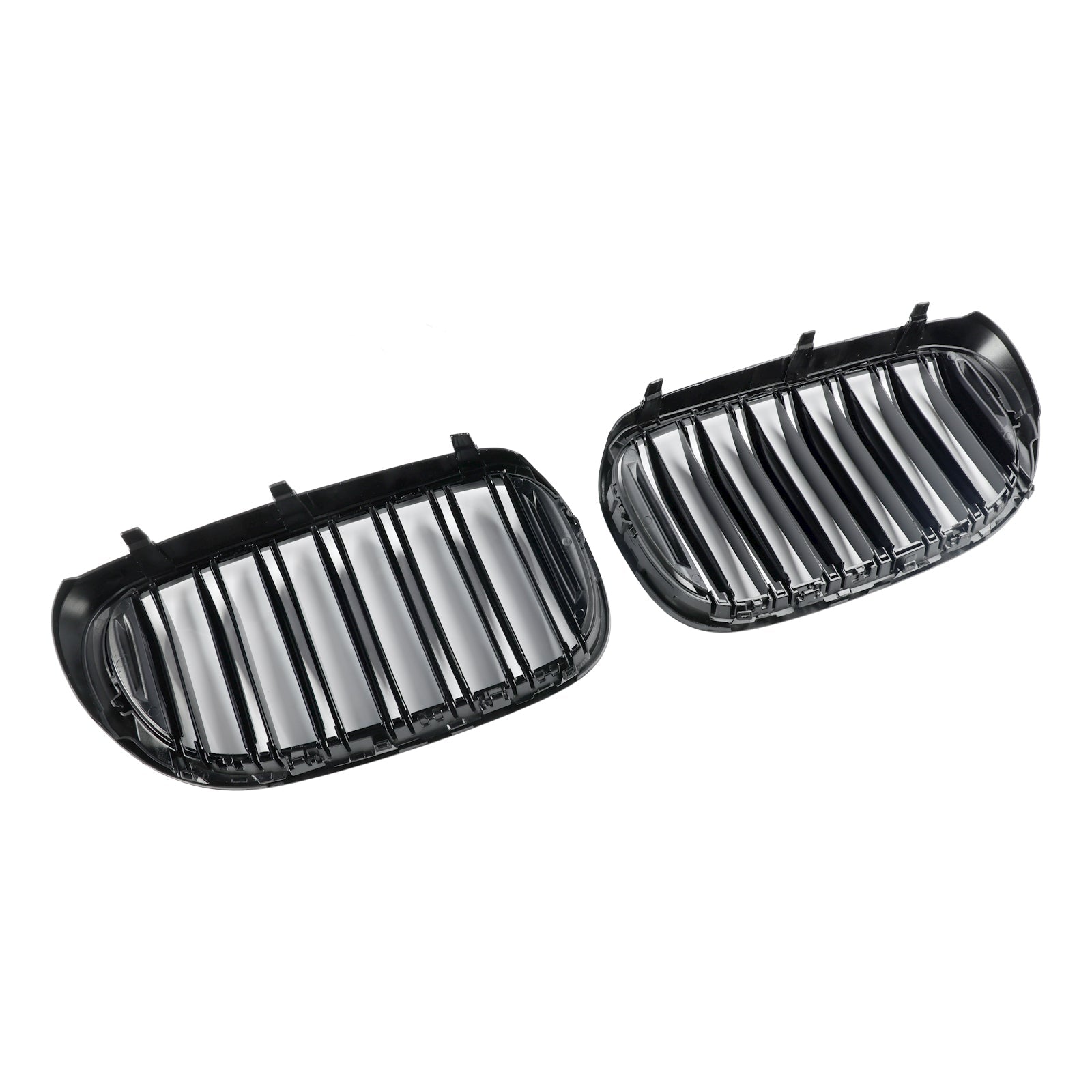 Parrilla delantera negra de 2 listones para BMW Serie 7 G11 G12 2016-18 Pre-LCI