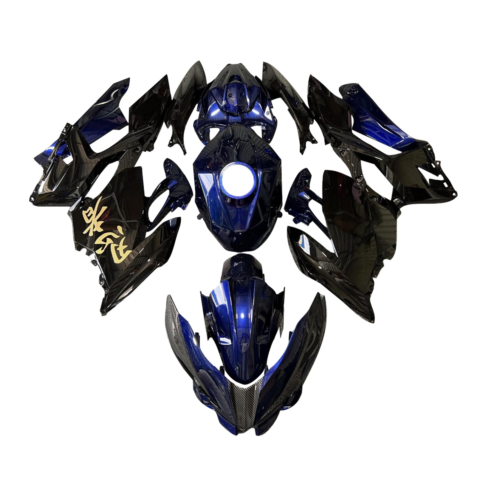 Kit di carenatura a iniezione, carrozzeria in plastica ABS per Kawasaki EX400 Ninja400 2018-2024