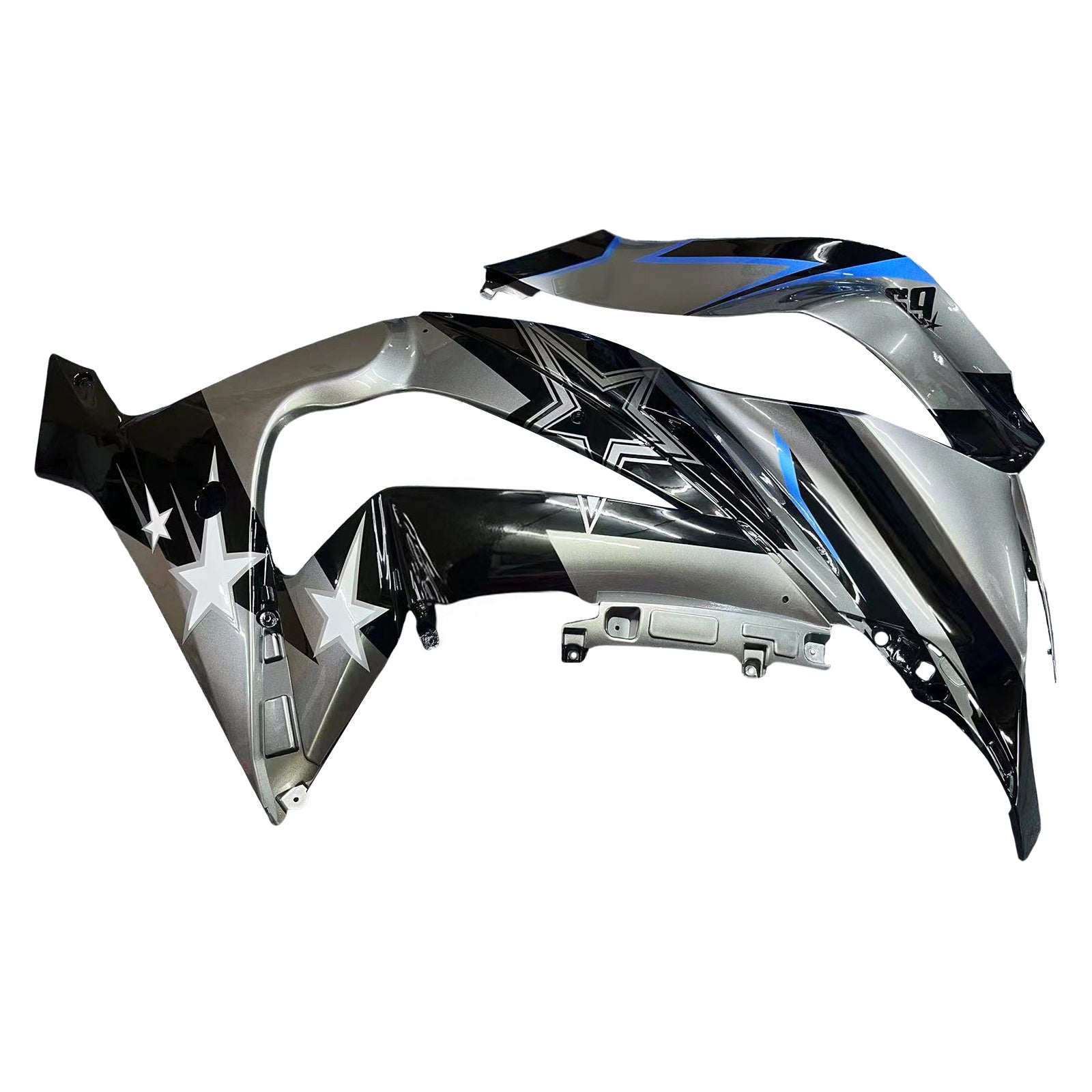 Kit de carénage injecté en plastique ABS pour Kawasaki ZX10R 2011-2015