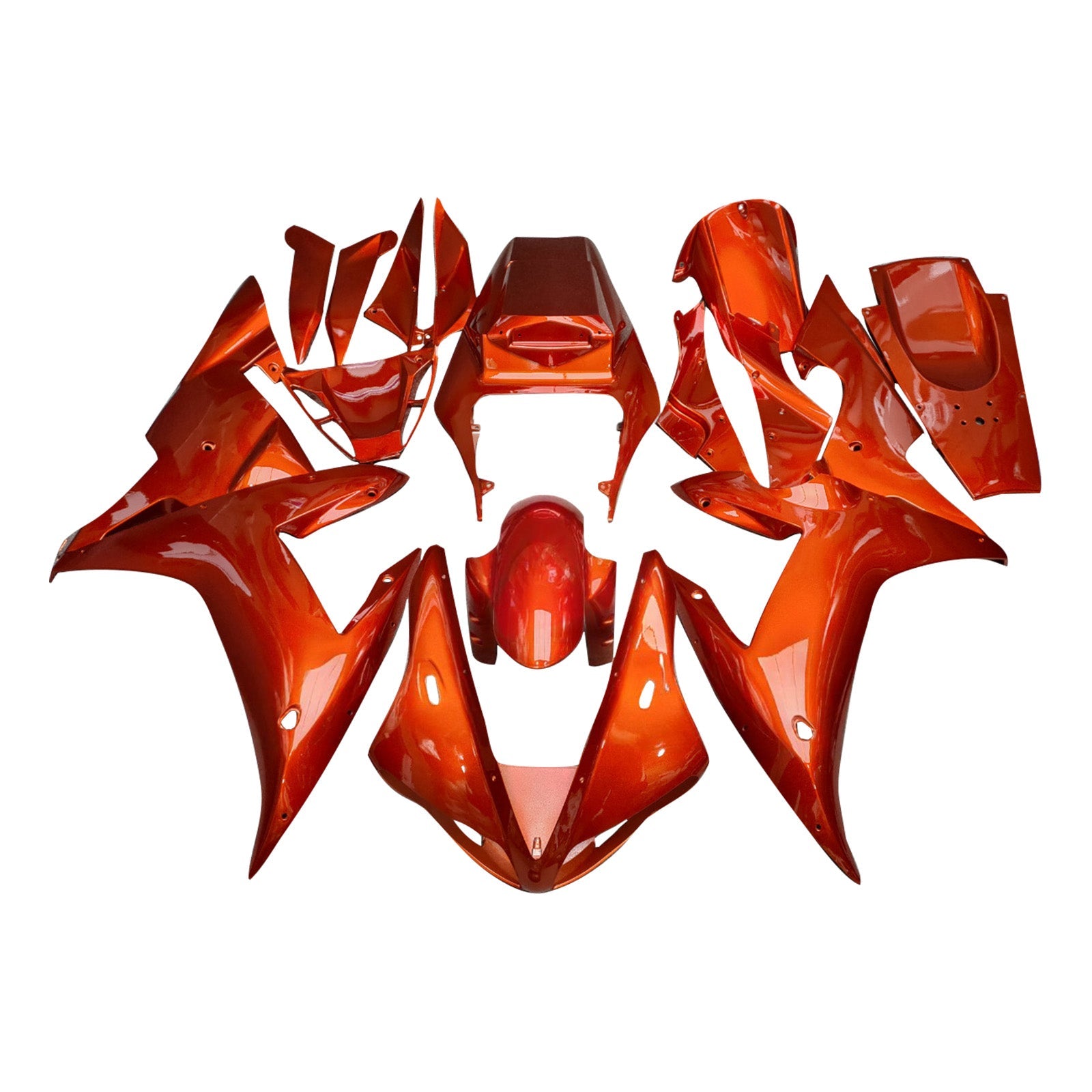 Kit carenatura iniettata in plastica ABS per Yamaha YZFR1 YZF-R1 2002-2003
