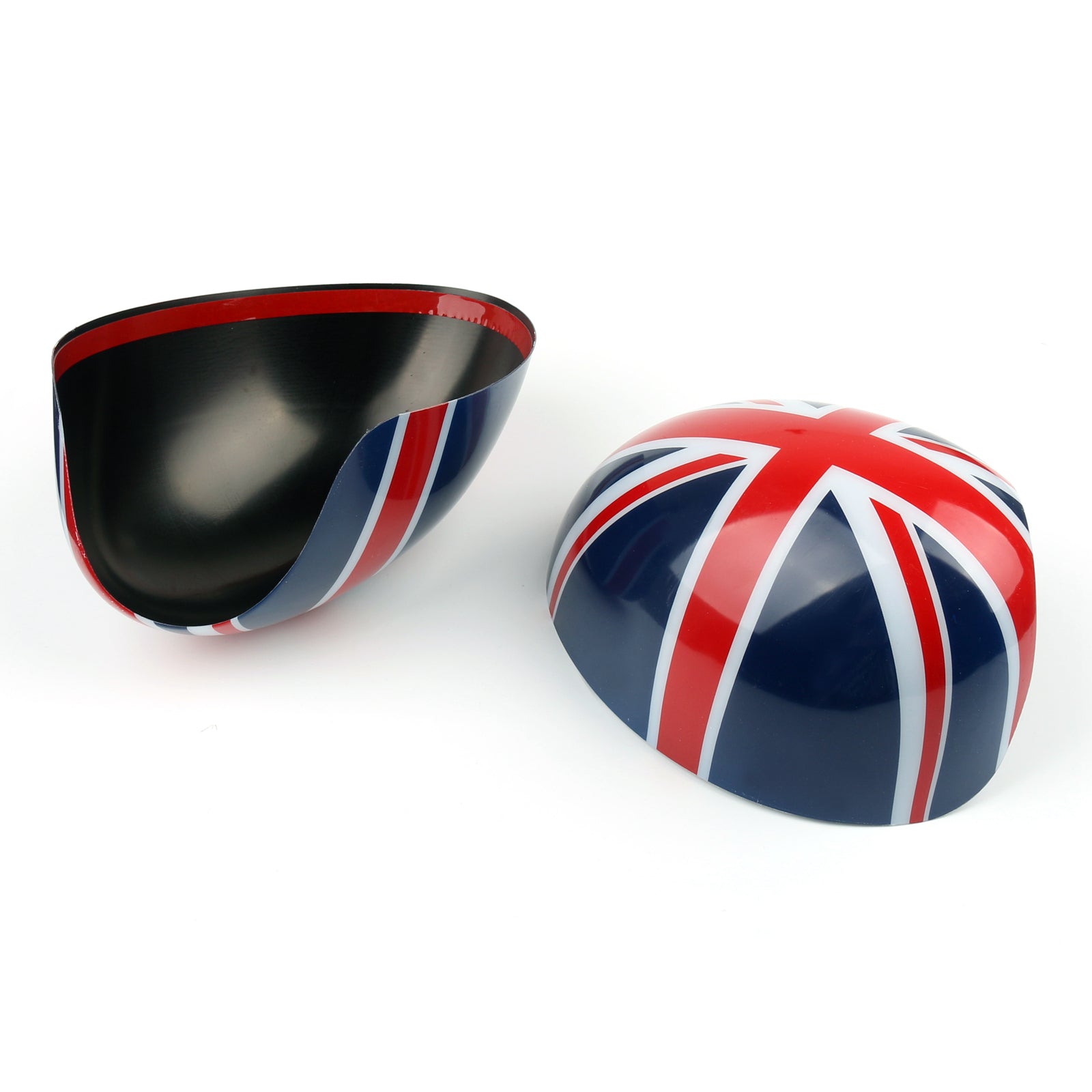 L&H Cubiertas para espejos retrovisores laterales compatibles con MINI Cooper R55 R56 R57 R58 R60 R61 con espejo retrovisor eléctrico plegable