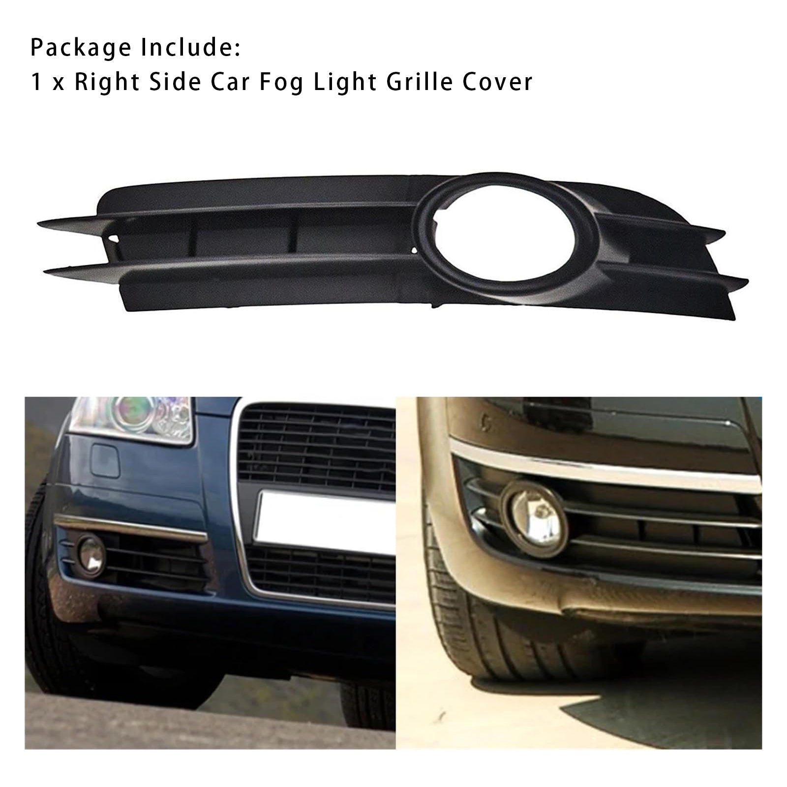 Grille de protection pour feu antibrouillard côté droit Audi A6 C6 2005-2008 4F0807682A