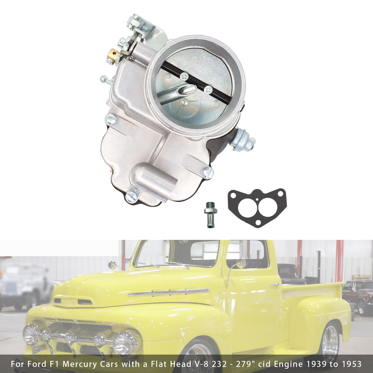 Motori Ford 94 Holley Flathead con carburatore, 1939-1959 232""-279""