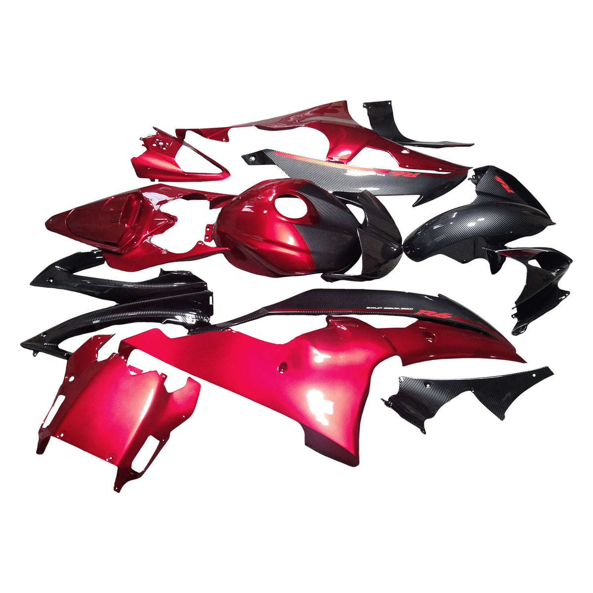Kit de carénage injecté en plastique ABS pour Yamaha YZFR6 YZF-R6 2008-2016