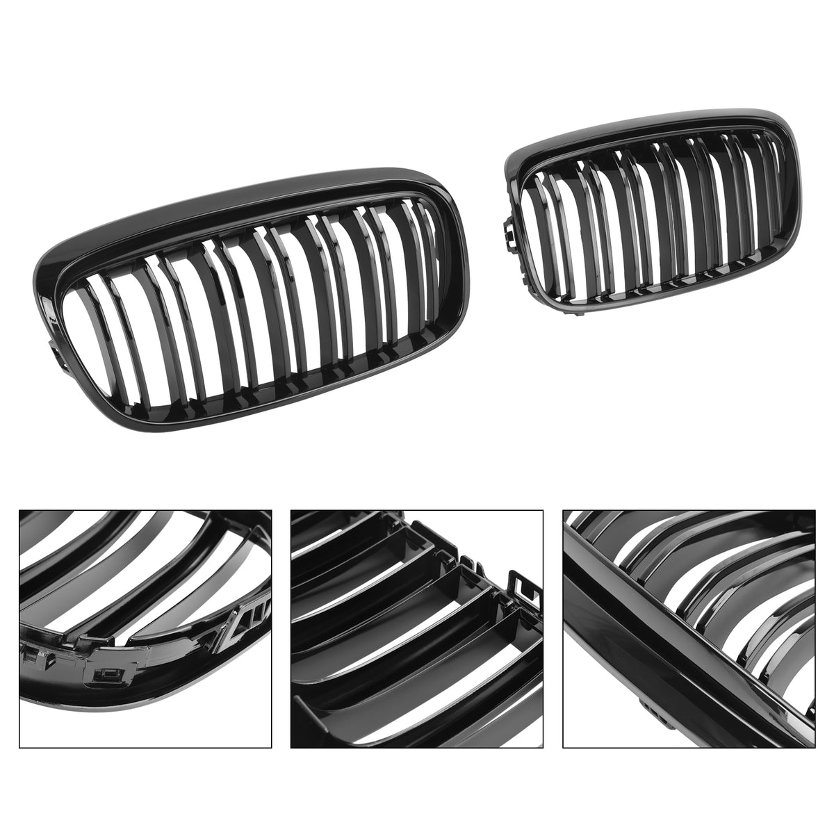 Glanzend zwart frontrooster voor BMW 2-serie Gran Tourer F45 F46 2015-2018