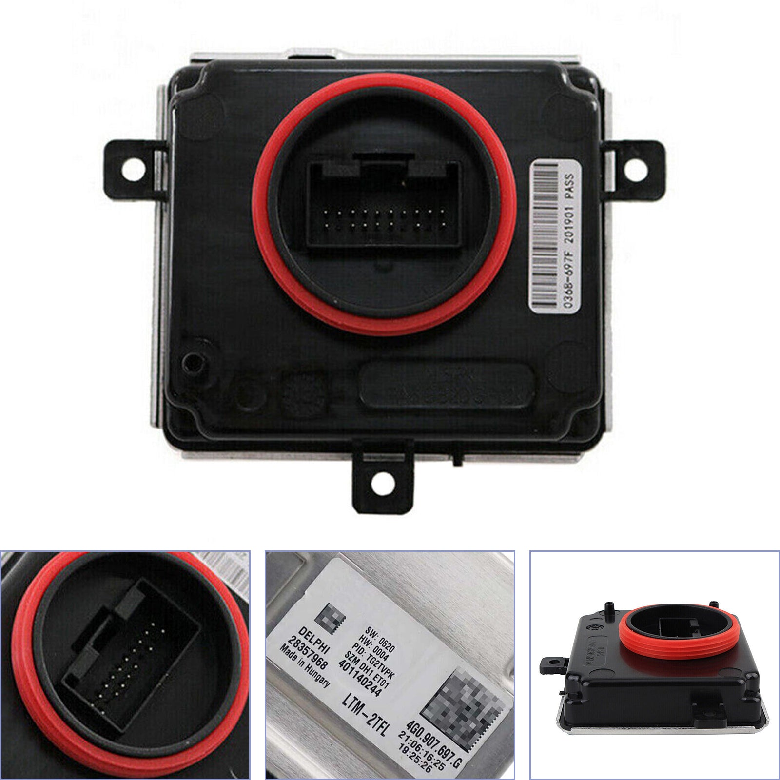 Módulo de luz diurna LED para Audi R8 2014-2015, módulo DRL 4G0907697G
