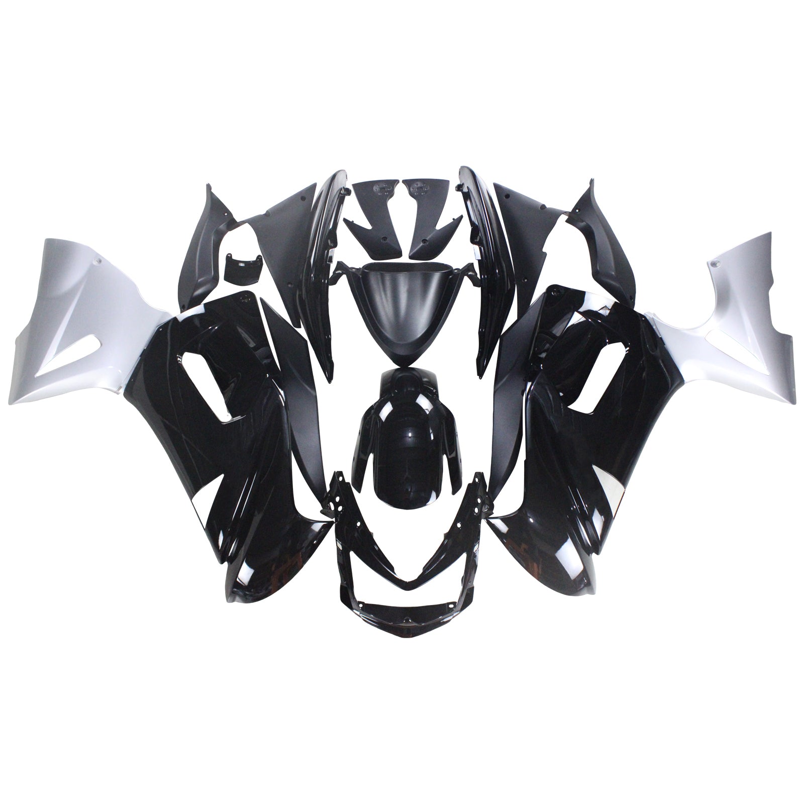 Kit de carénage par injection, carrosserie en plastique ABS, compatible avec Kawasaki ER6F/Ninja650 2006-2008
