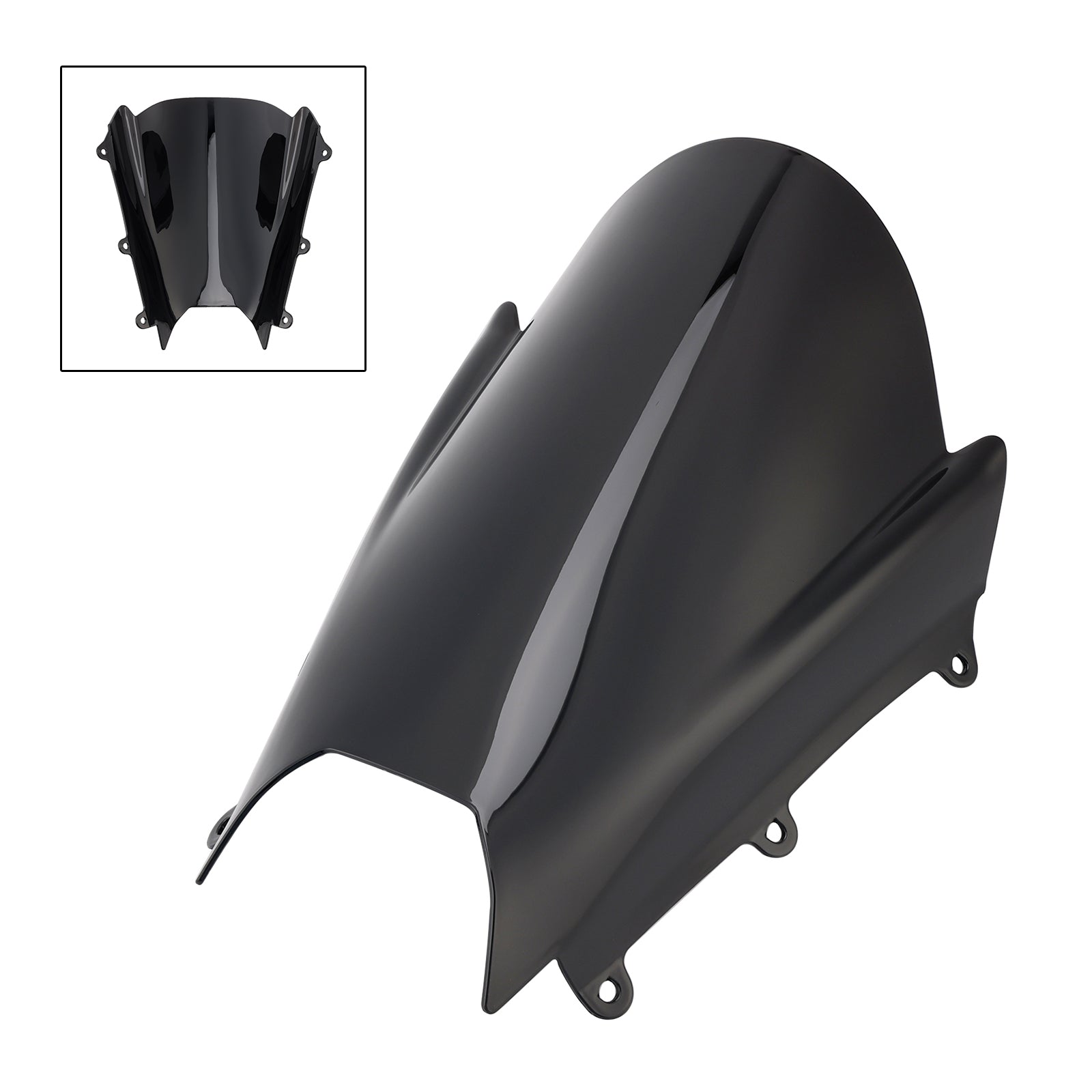 Windscherm compatibel met Suzuki GSX-8R 2024-2025 zwart
