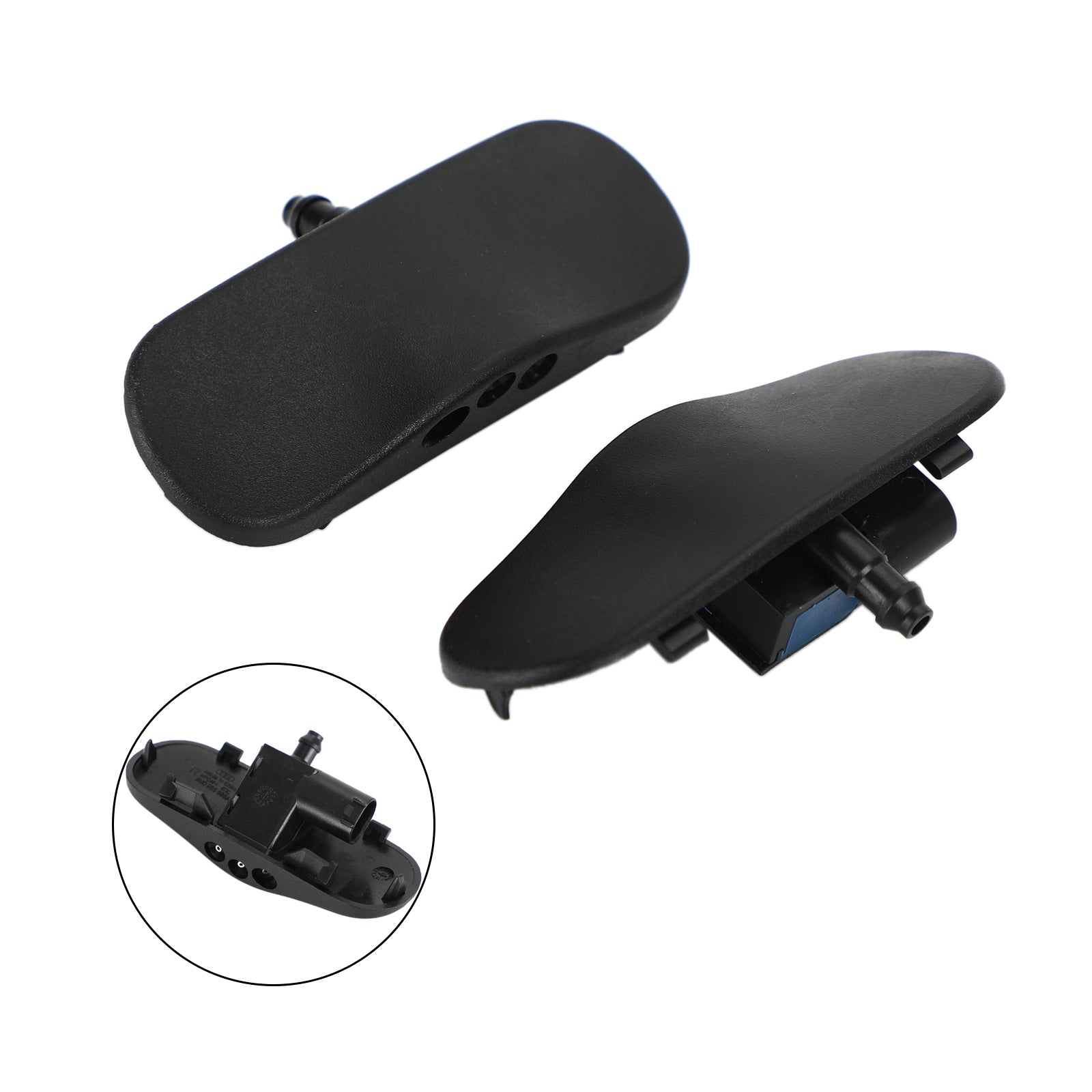 2x Jet de buse de pulvérisation de lave-glace avant chauffé pour AUDI 4GD955987 générique