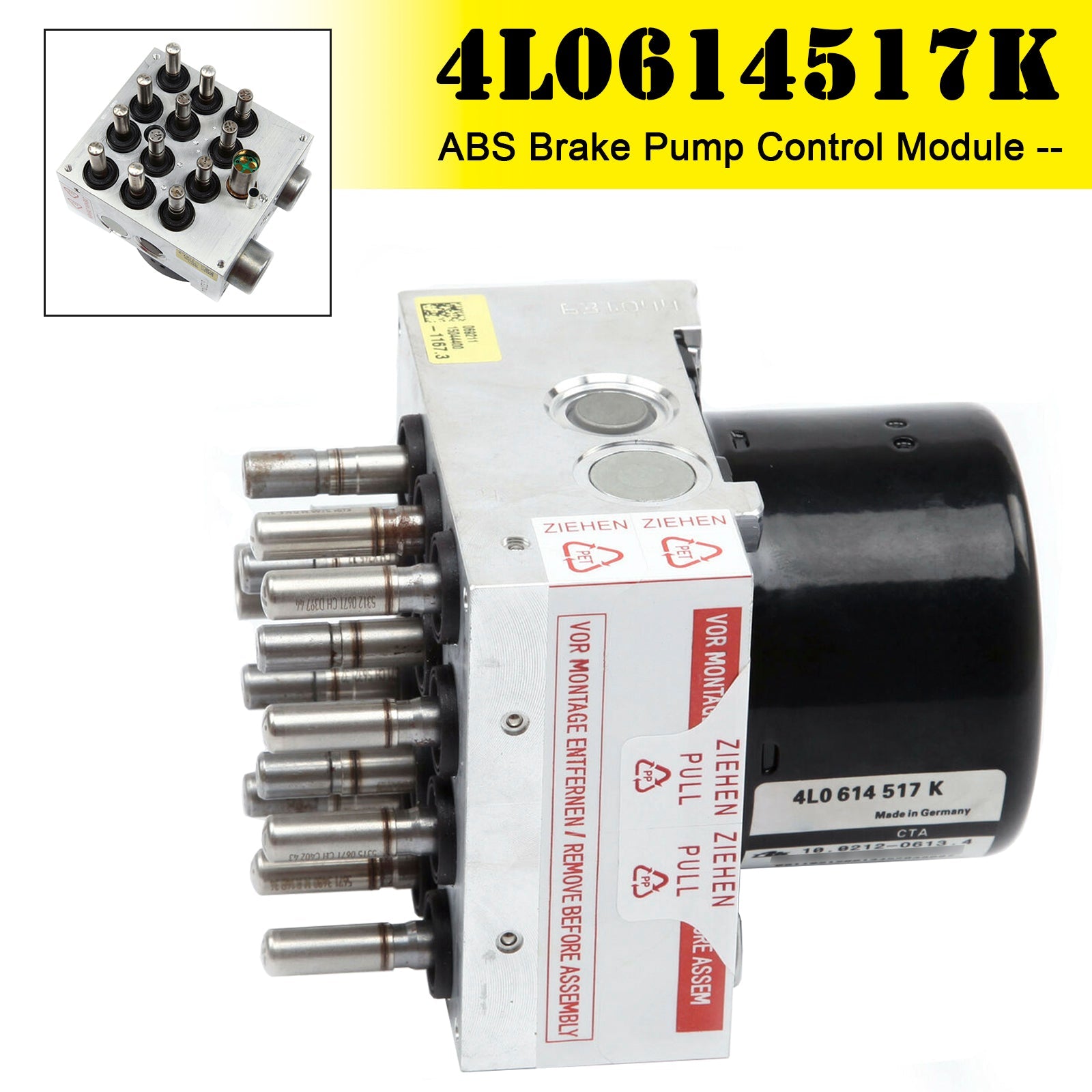 Audi Q7 (2007-2015) Krmilna enota hidravlične ABS zavorne črpalke 4L0614517K