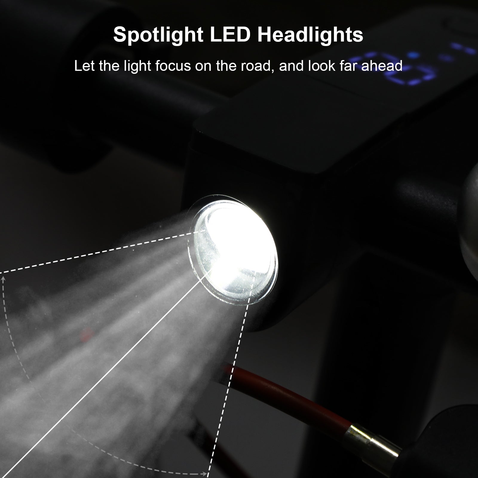 Scooter eléctrico plegable 350W - Autonomía de 35 km - 30 km/h Max - UL2272