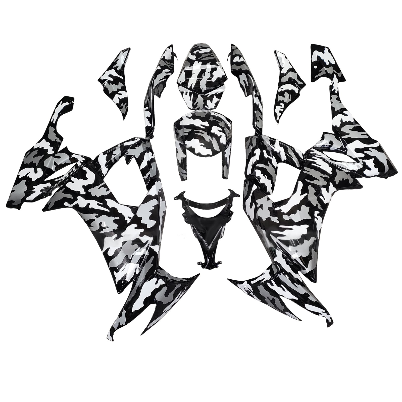 Zestaw owiewki wtrysku, plastikowy korpus ABS dla Kawasaki ZX10R 2008-2010