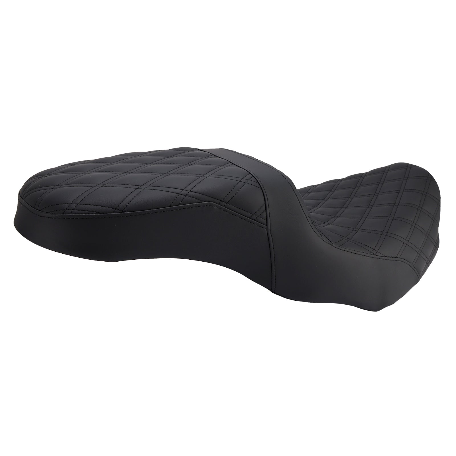 Coussin de selle passager avant et arrière compatible avec Dyna FXD 2006-2017 FLD Fat Boy