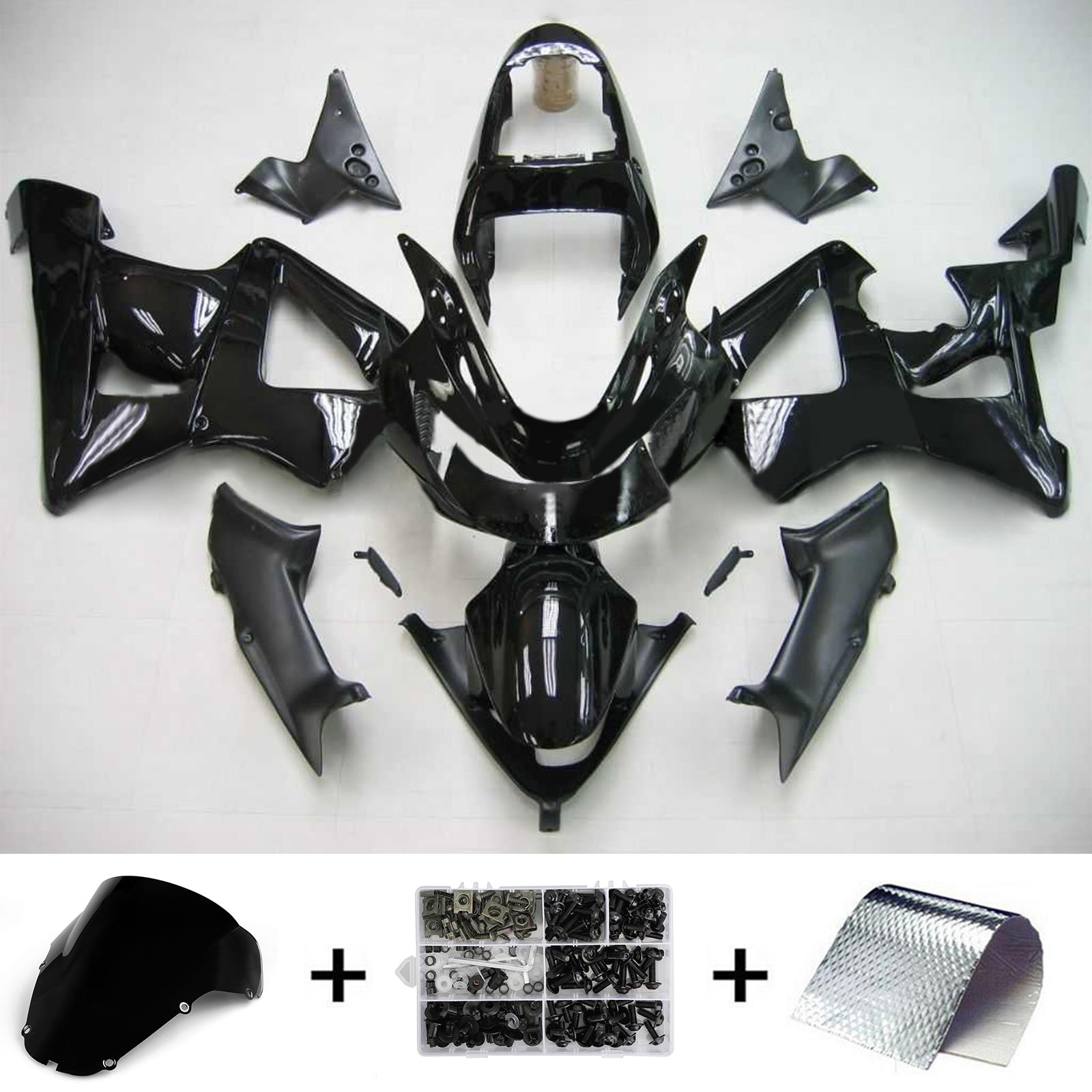 2000-2001 Honda CBR929RR Kit de carénage d'injection Bodywork Abs en plastique