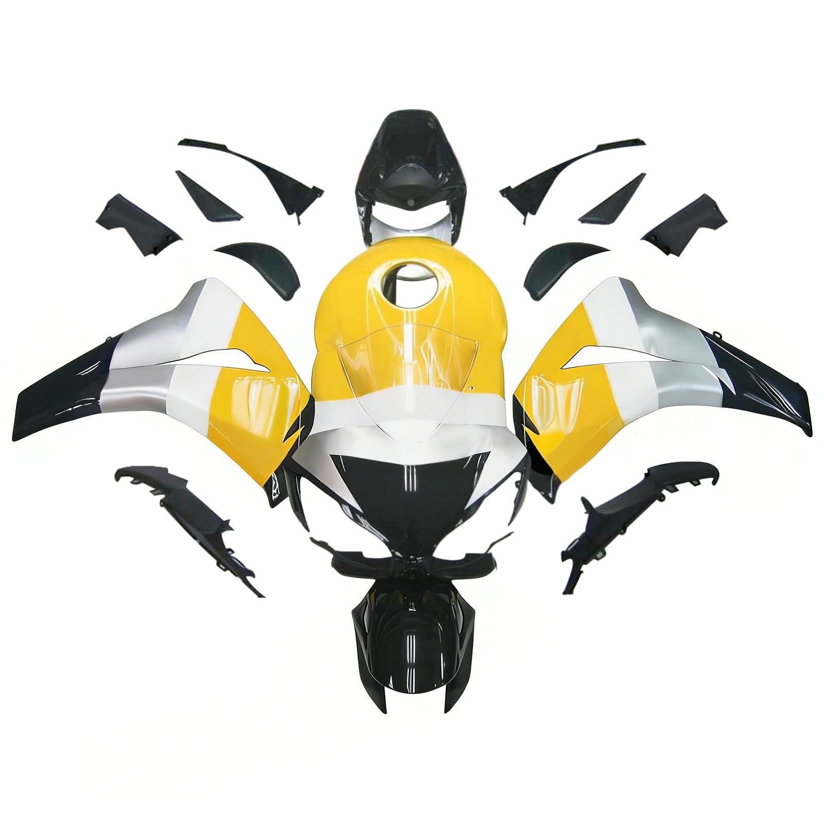 Kit de carénage injecté en plastique ABS pour Honda CBR1000RR 2008-2011