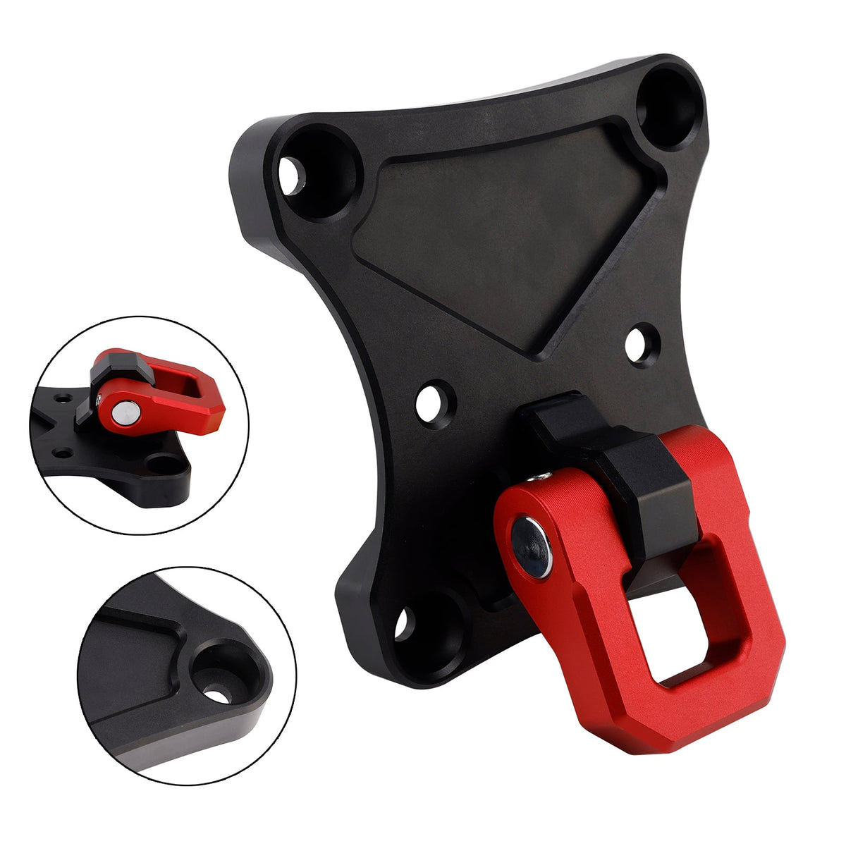 Plaque de traction pour crochet de remorquage arrière avec anneau en D de 3/4"" compatible avec Yamaha Maverick X3 900 X Max