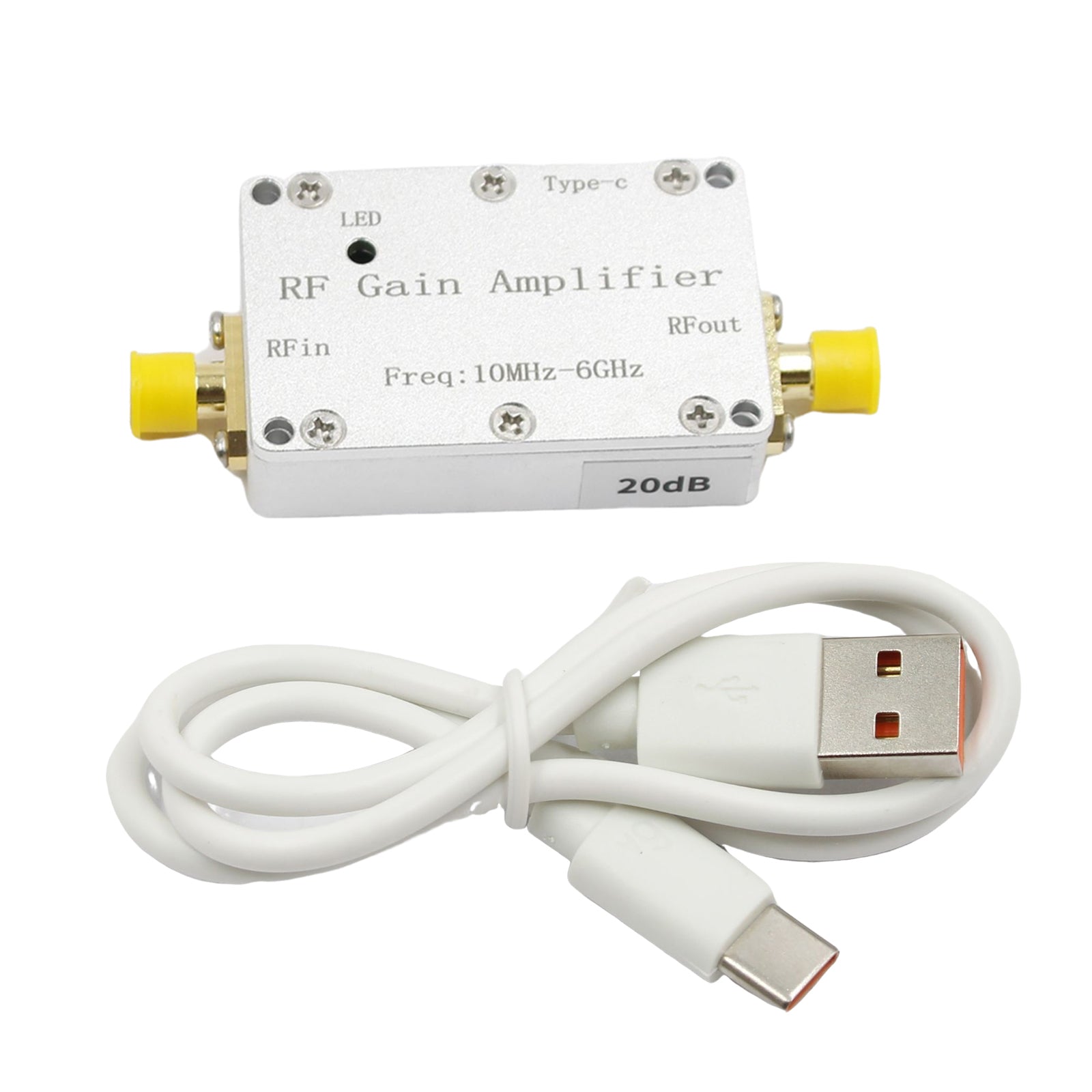 Amplificador RF 10M-6GHz 10dB 20dB 30dB 40dB 40dB Recepción Amplificador a alta ganancia