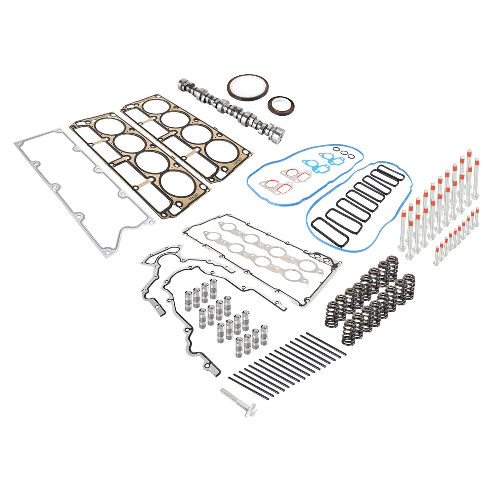 LS1 4.8 5.3 5.7 6.0 6.2 Kit de varillas de empuje de elevadores de leva de etapa 2 mecánicos descuidados