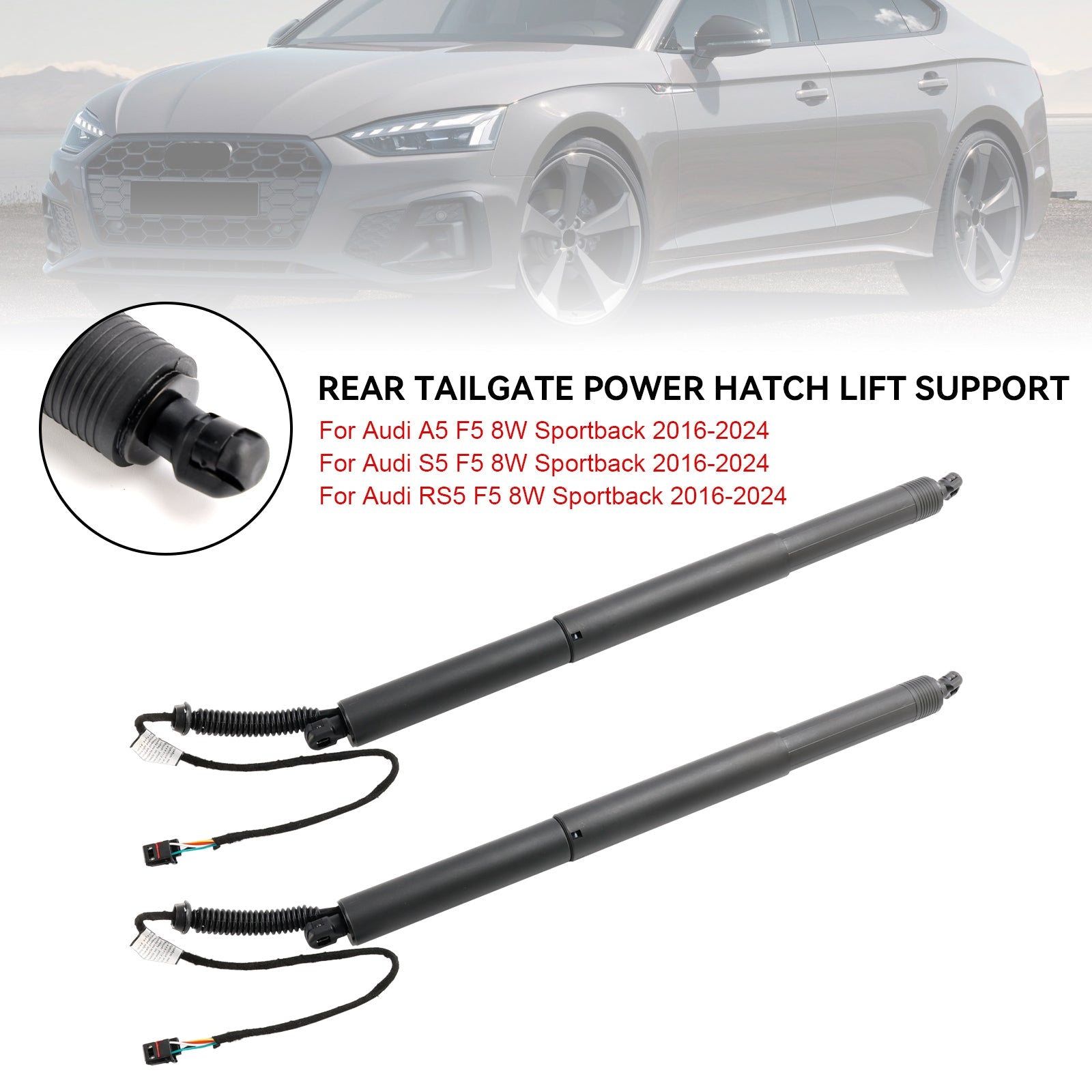 Električno dvigalo prtljažnih vrat 2 kosa Audi S5 F5 8W Sportback 2016-2024 8W8827851 8W8959107