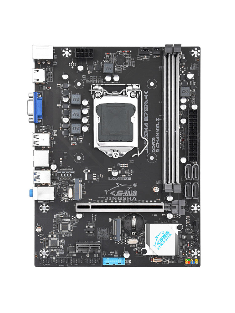 Carte mère B75M-K pour ordinateur de bureau, carte réseau Gigabit, mémoire DDR3, LGA-1155, CPU M.2